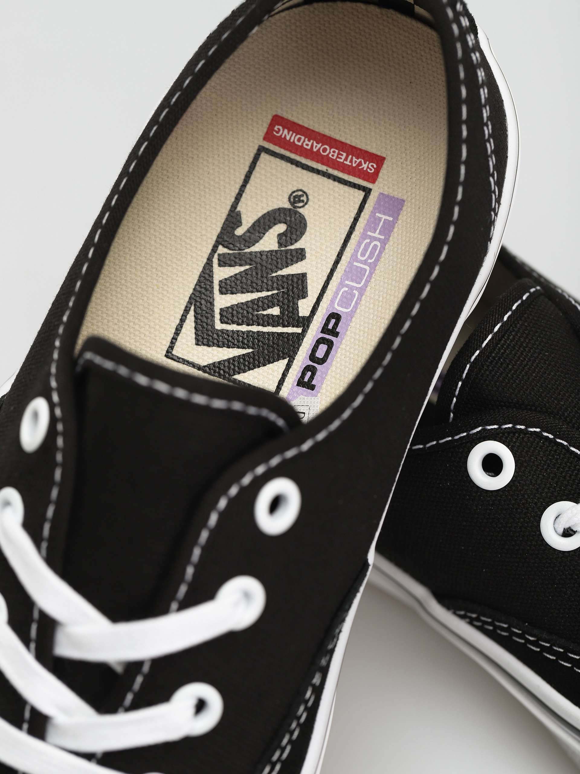 Vans Skate Authentic Cipők (black/white)