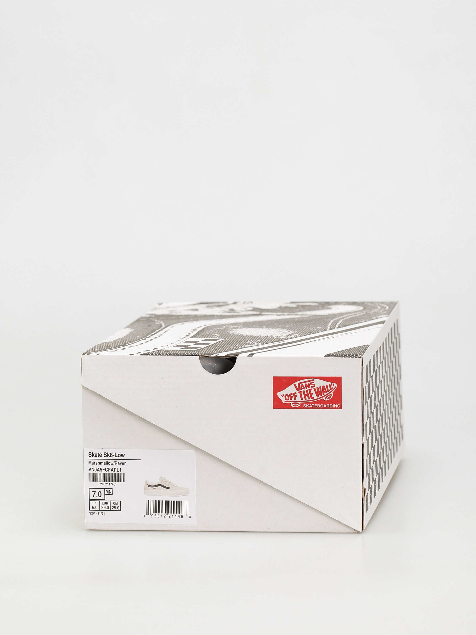 Vans Skate Sk8 Low Cipők (marshmallow/raven)