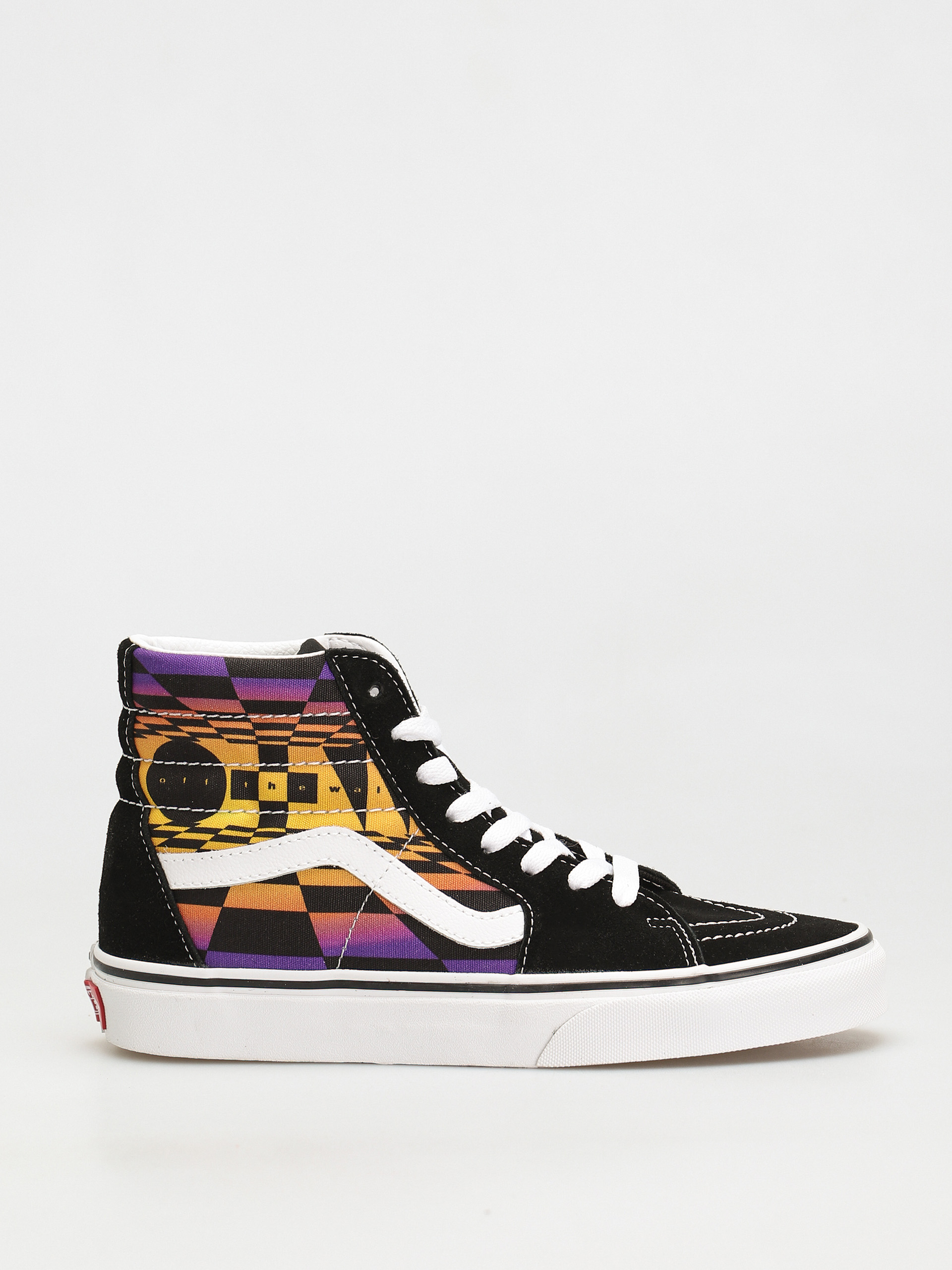 Vans Sk8 Hi Cipők (graphic check/black/multi)