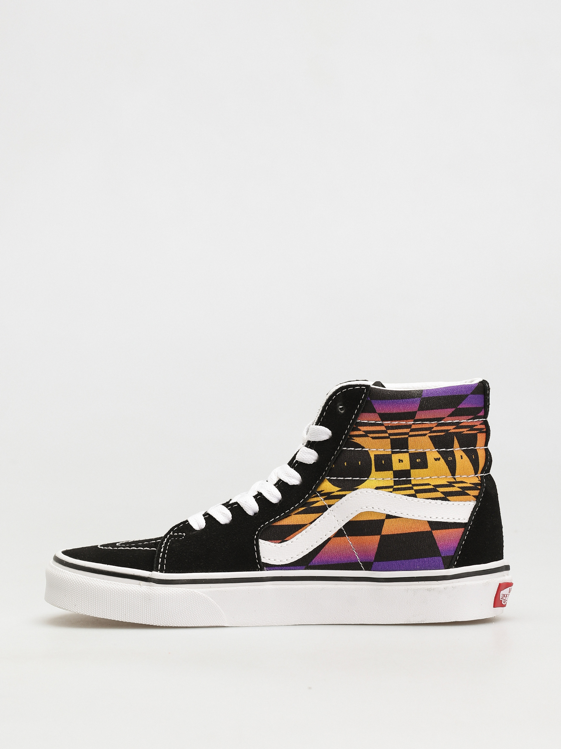 Vans Sk8 Hi Cipők (graphic check/black/multi)