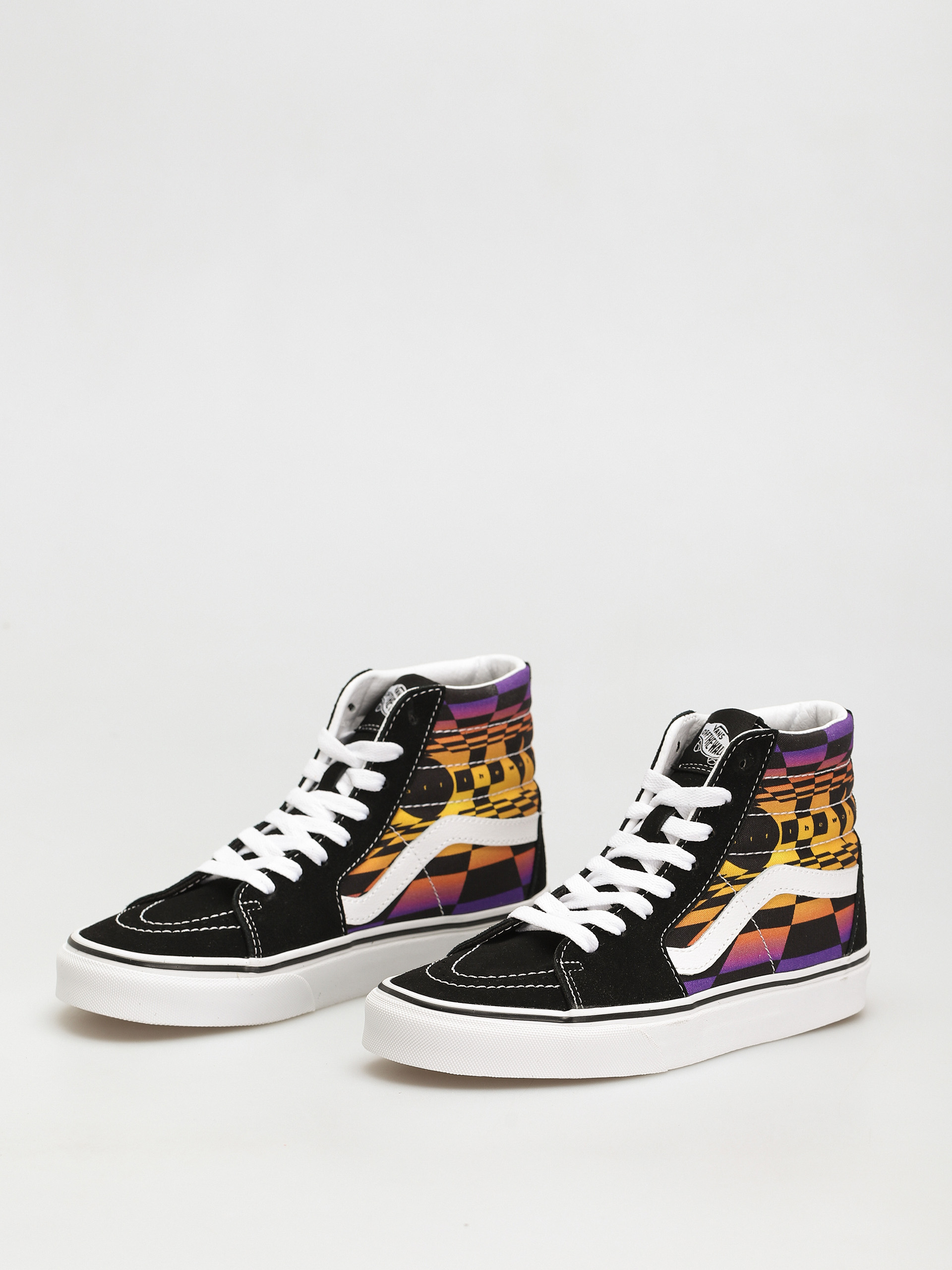 Vans Sk8 Hi Cipők (graphic check/black/multi)