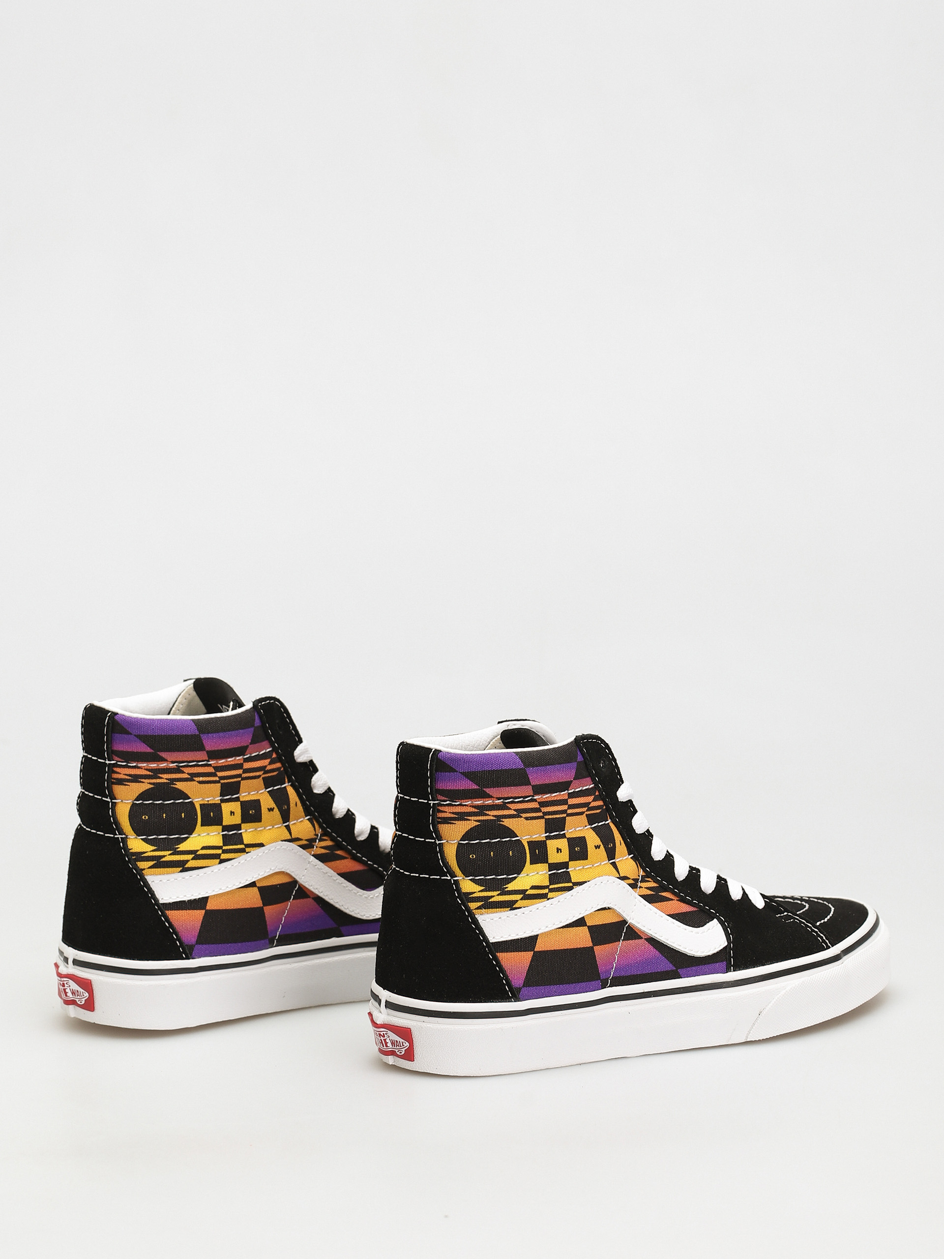 Vans Sk8 Hi Cipők (graphic check/black/multi)