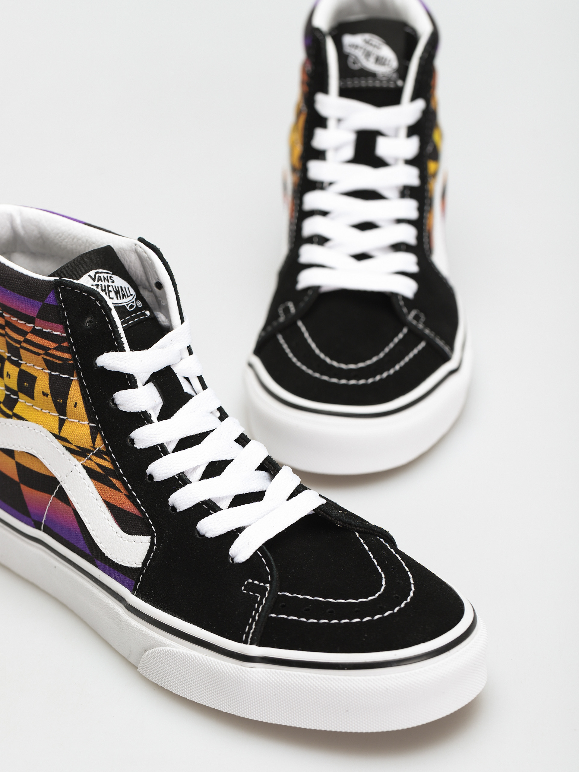 Vans Sk8 Hi Cipők (graphic check/black/multi)