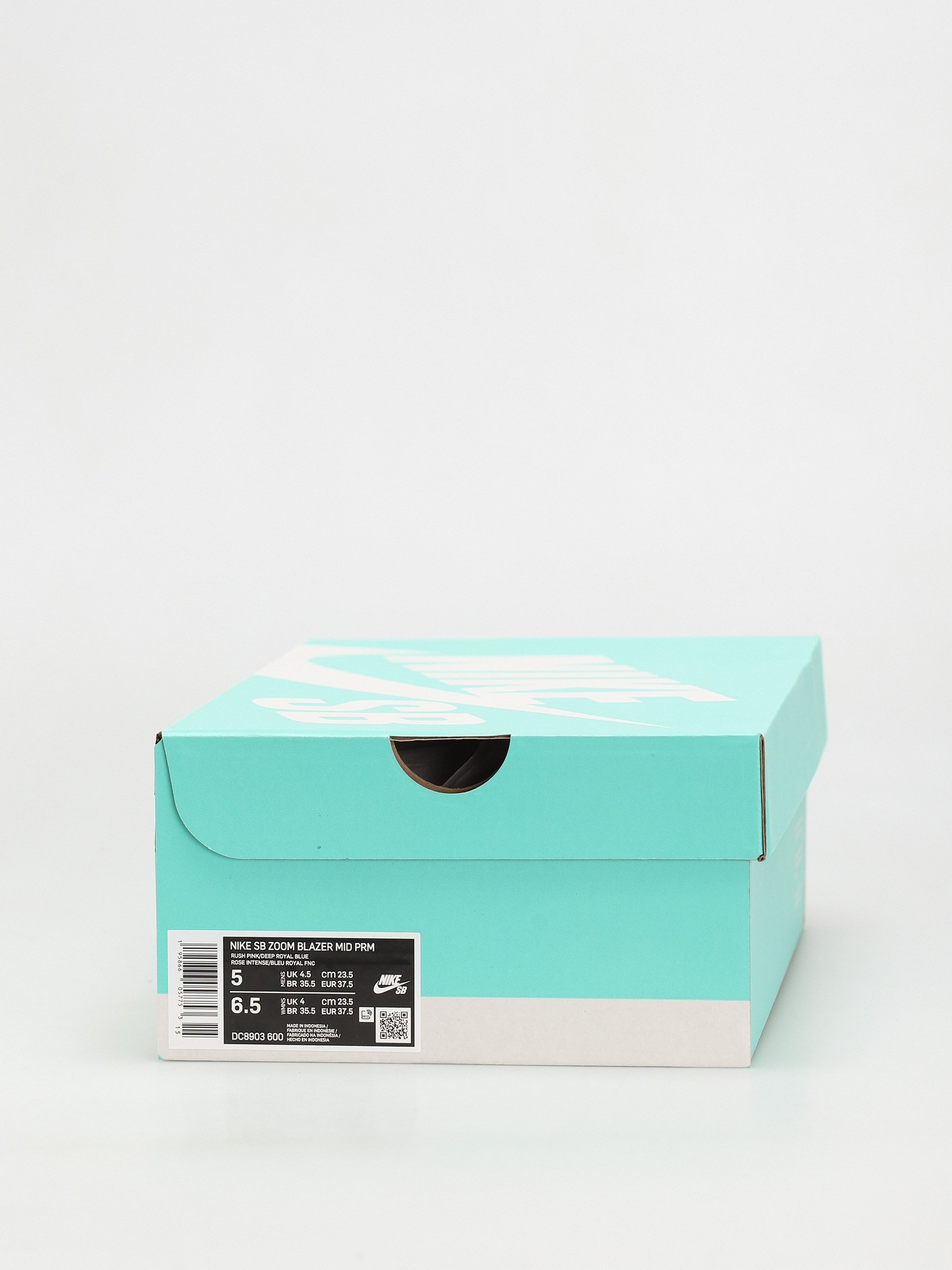 Nike SB Zoom Blazer Mid Premium Cipők (rush pink/deep royal blue laser blue)