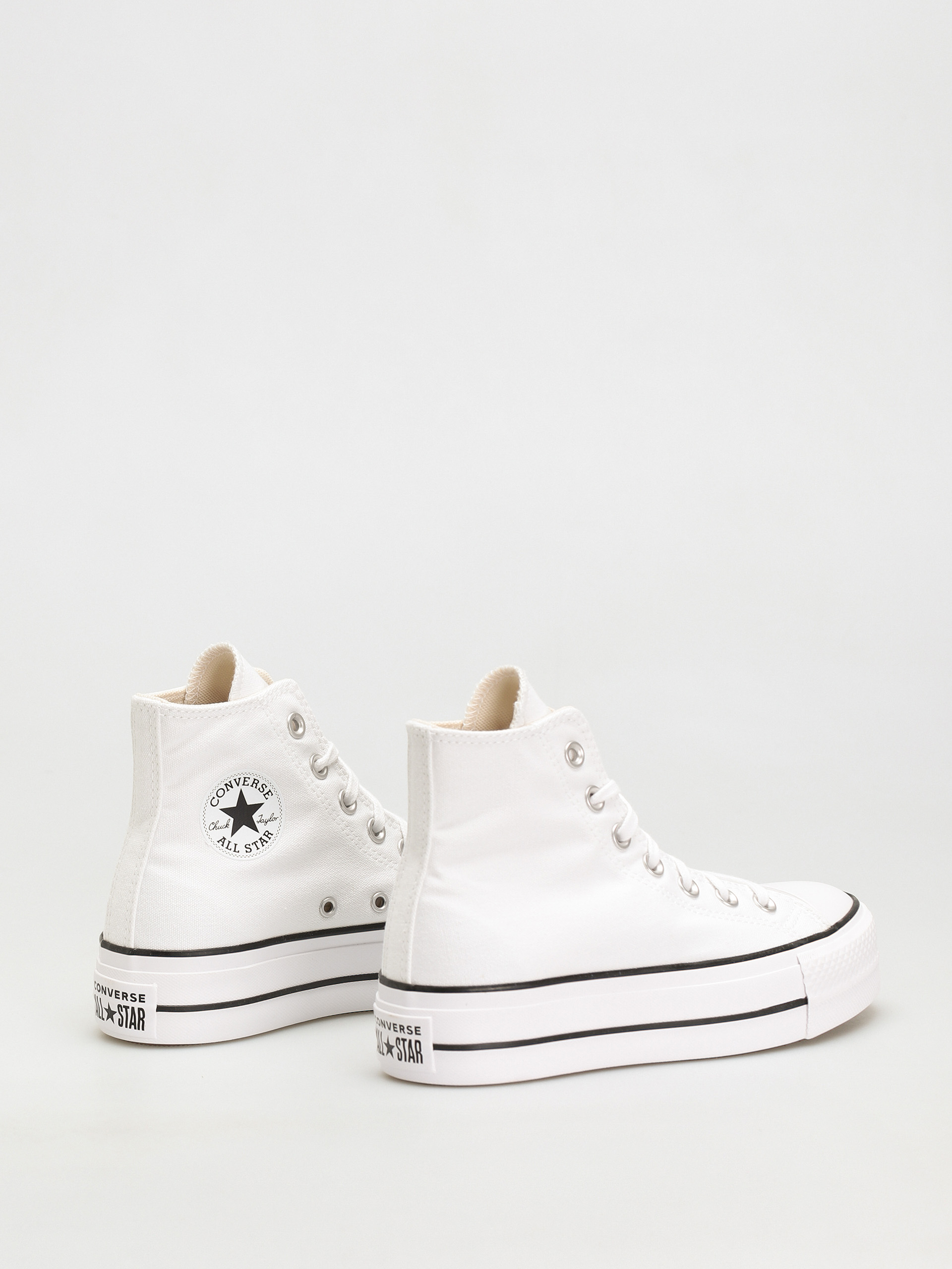 Converse Chuck Taylor All Star Lift Hi Cipők Wmn (white/black/white)
