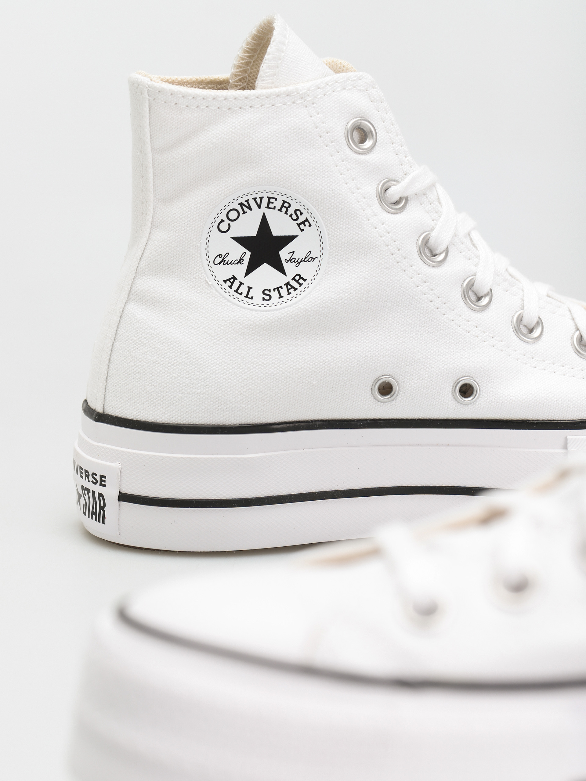 Converse Chuck Taylor All Star Lift Hi Cipők Wmn (white/black/white)