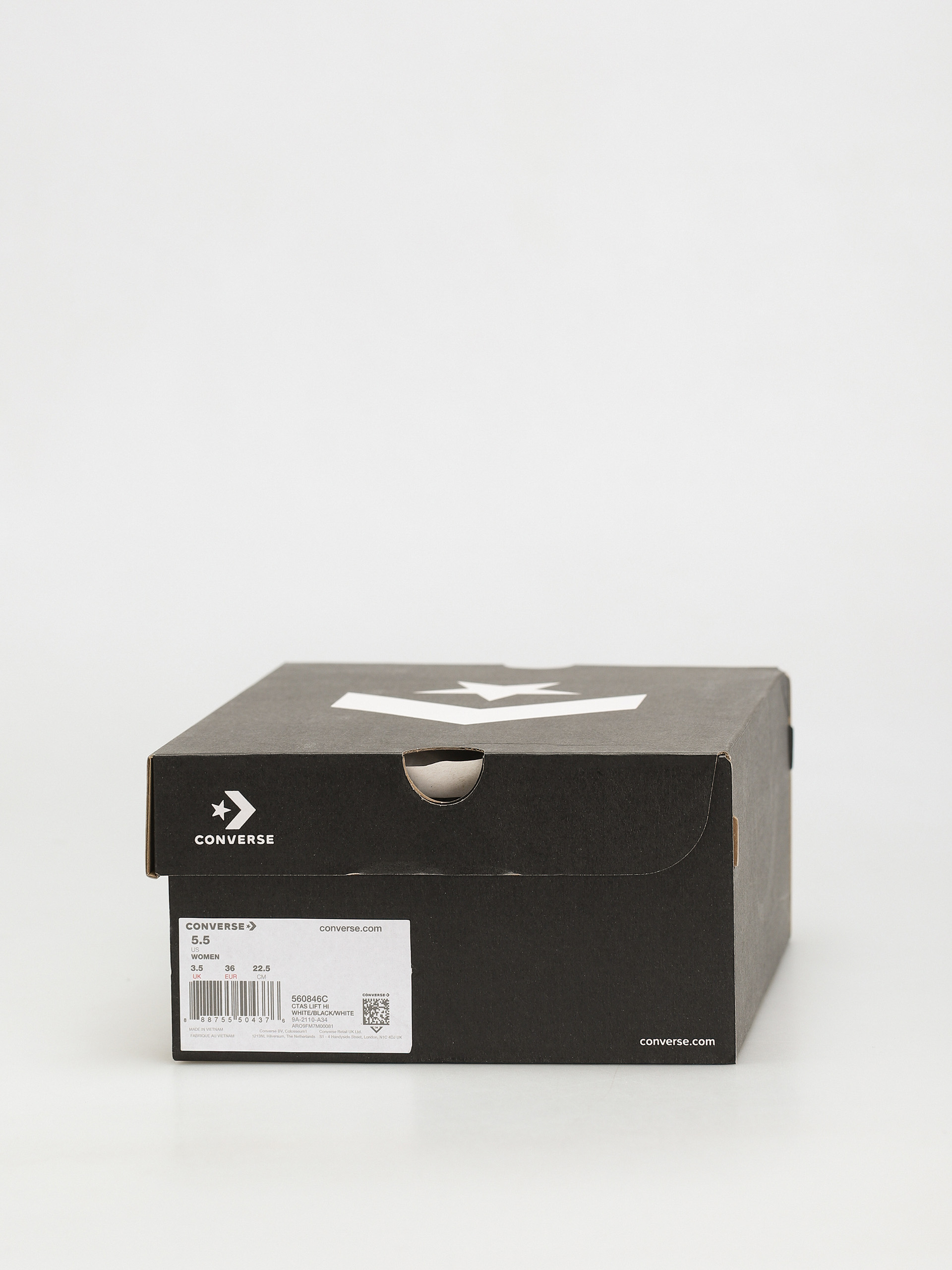 Converse Chuck Taylor All Star Lift Hi Cipők Wmn (white/black/white)