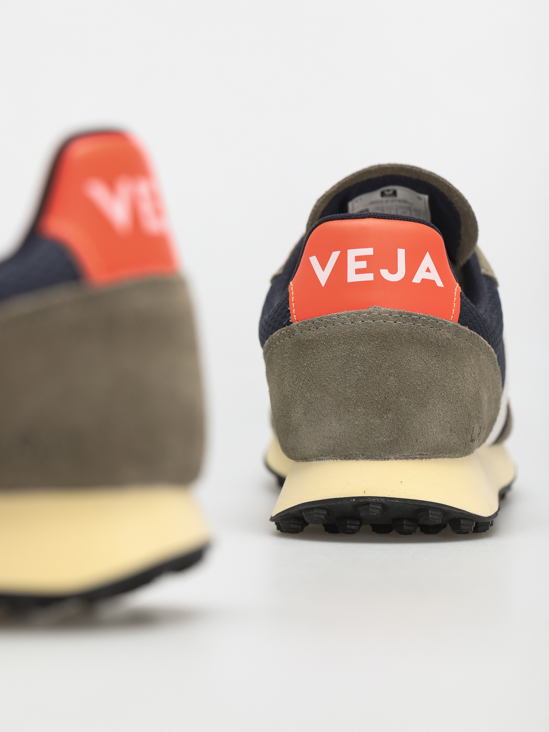 Veja Rio Branco Cipők (nautico white orange fluo)