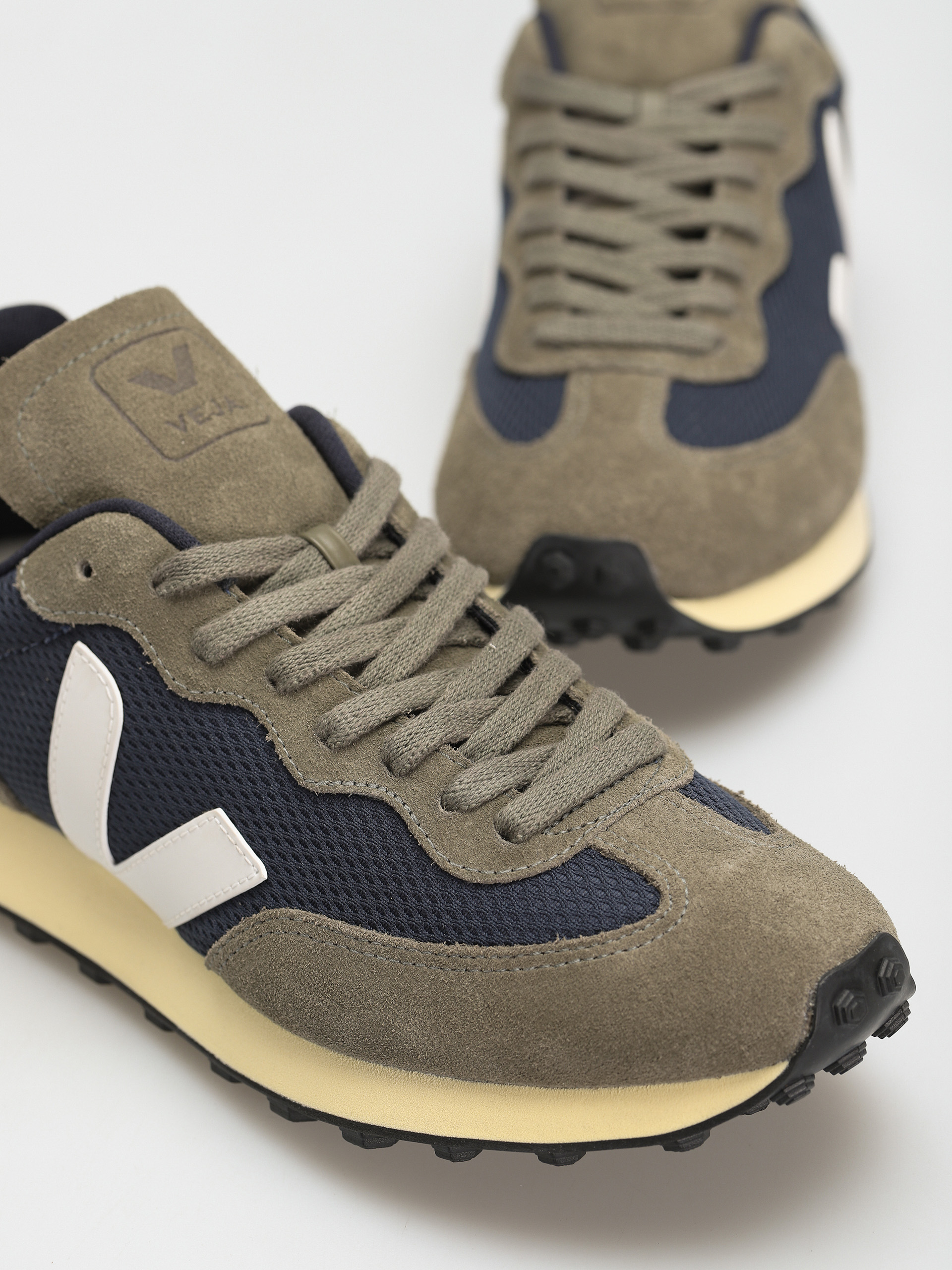 Veja Rio Branco Cipők (nautico white orange fluo)