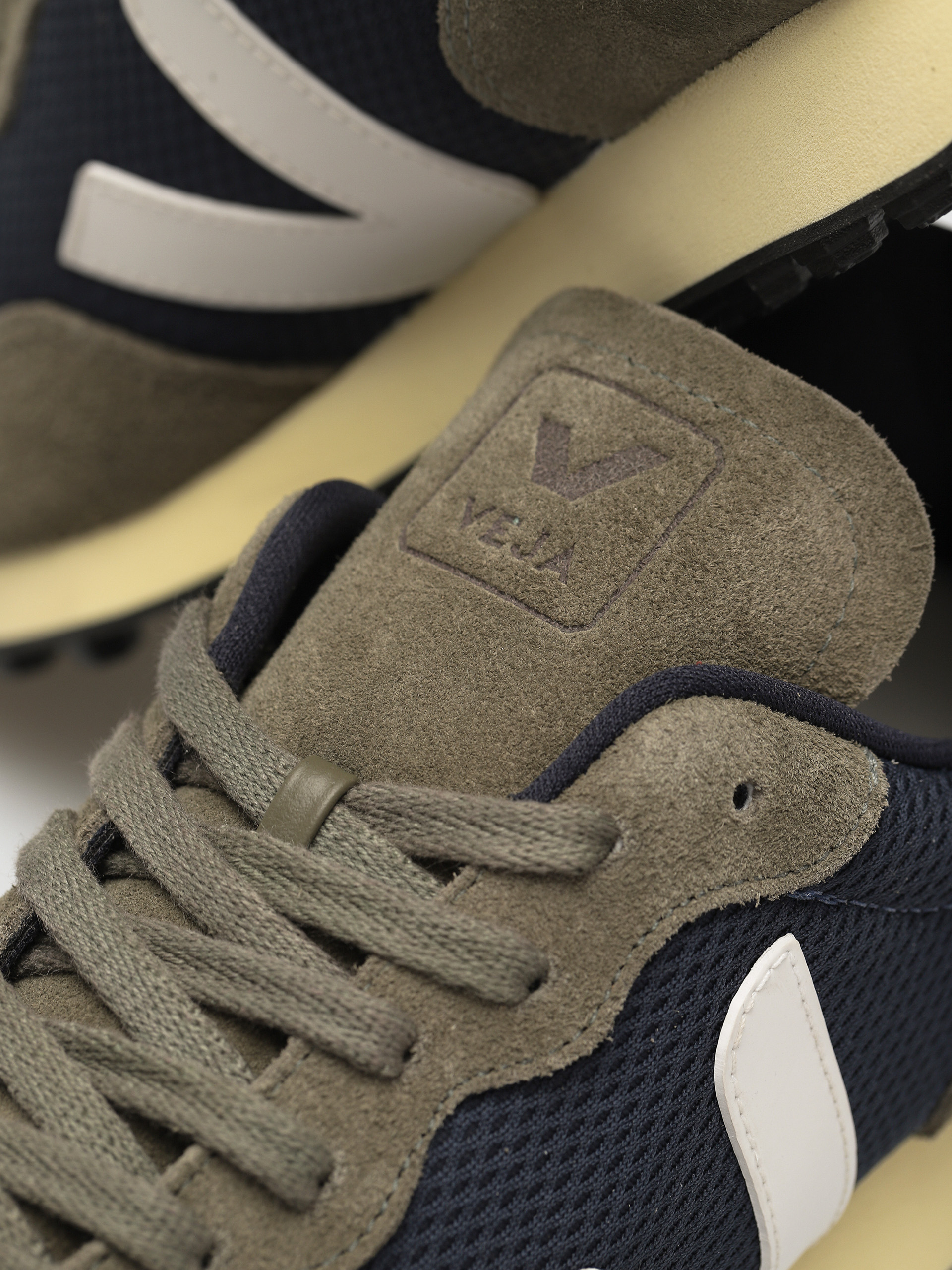 Veja Rio Branco Cipők (nautico white orange fluo)