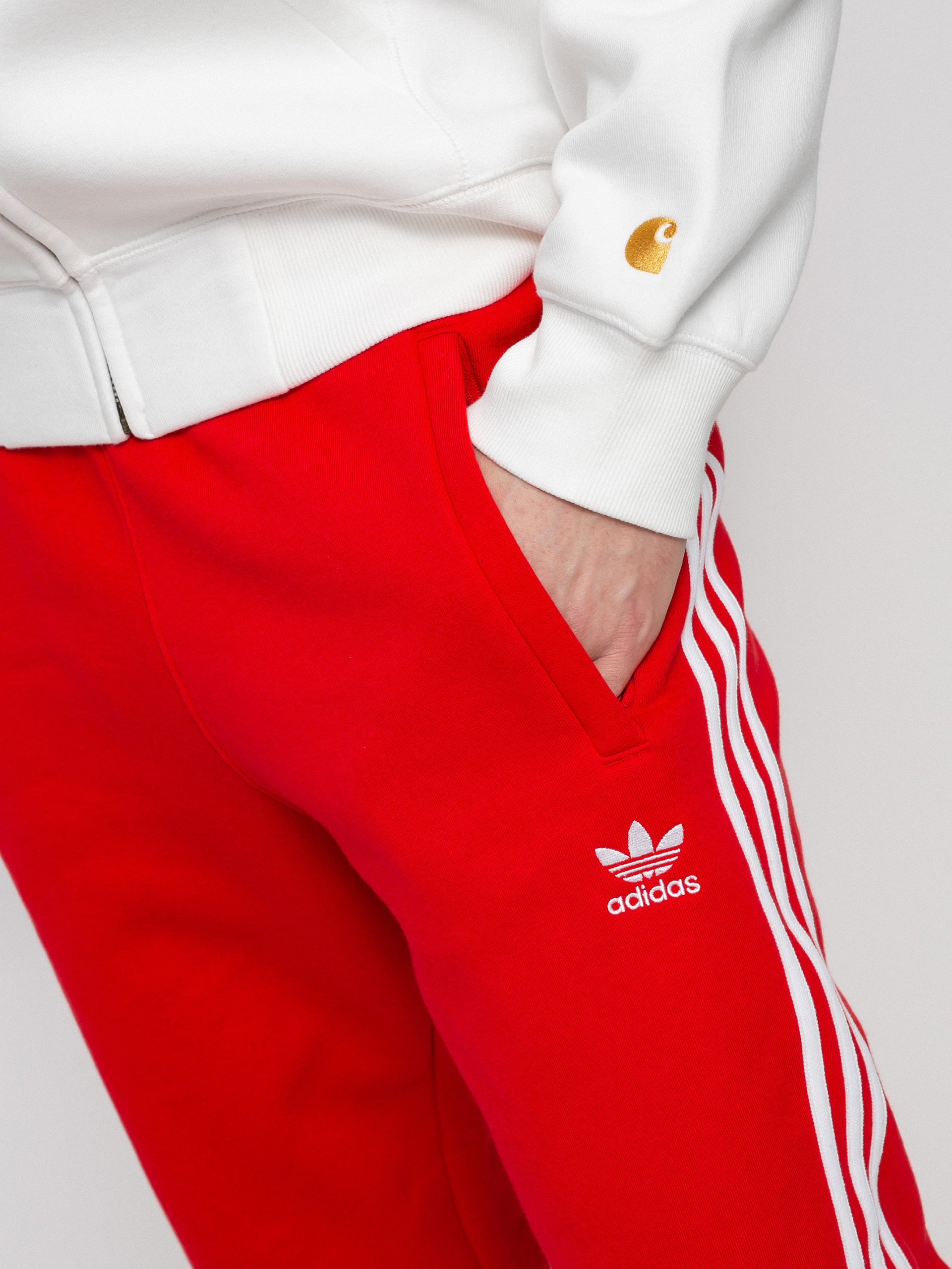adidas Originals 3 Stripes Kisnadrág (vivid red)
