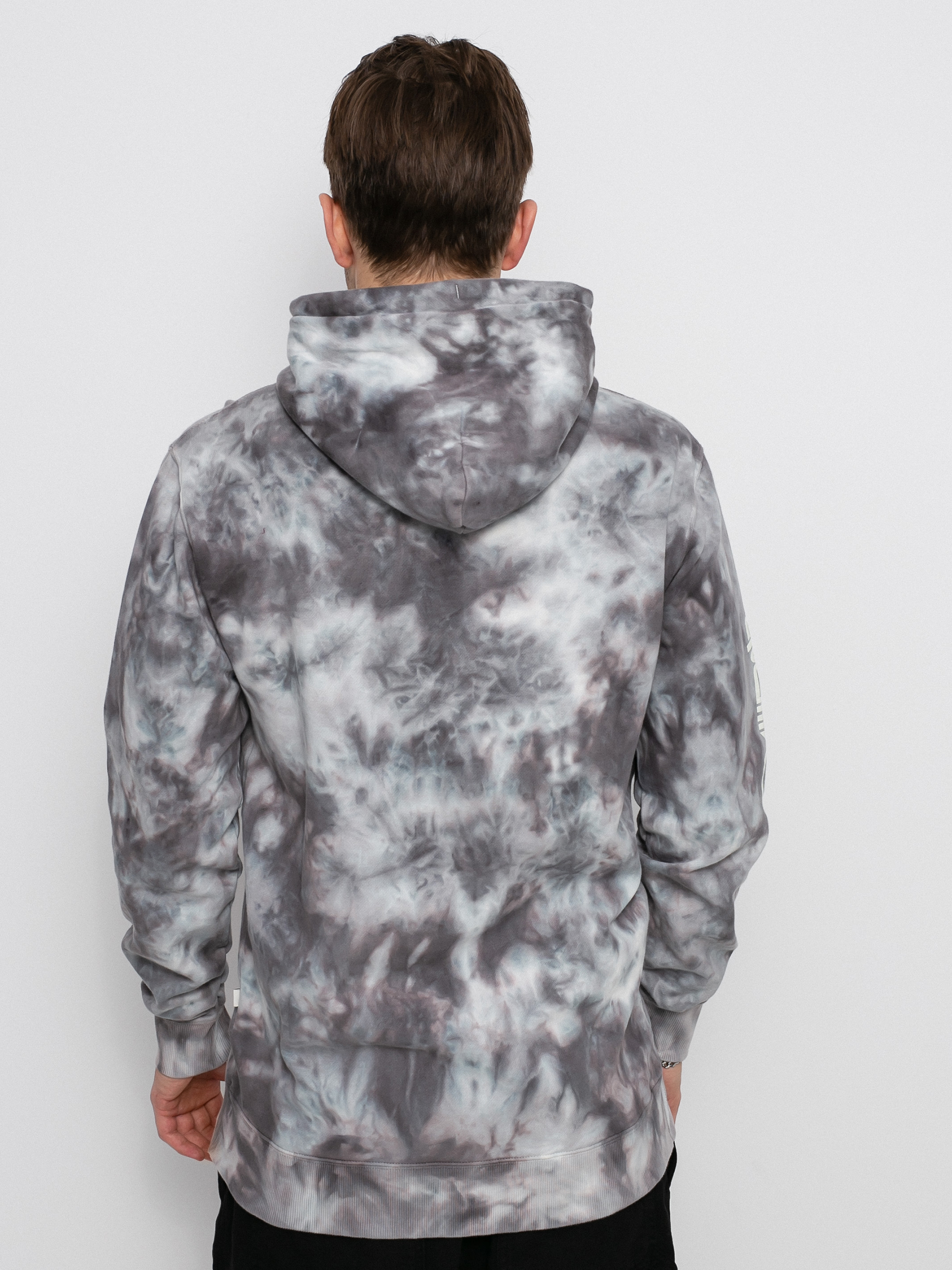 Quiksilver Natural Cloudy HD Kapucnis pulóver (iron gate cloudy tie dye)