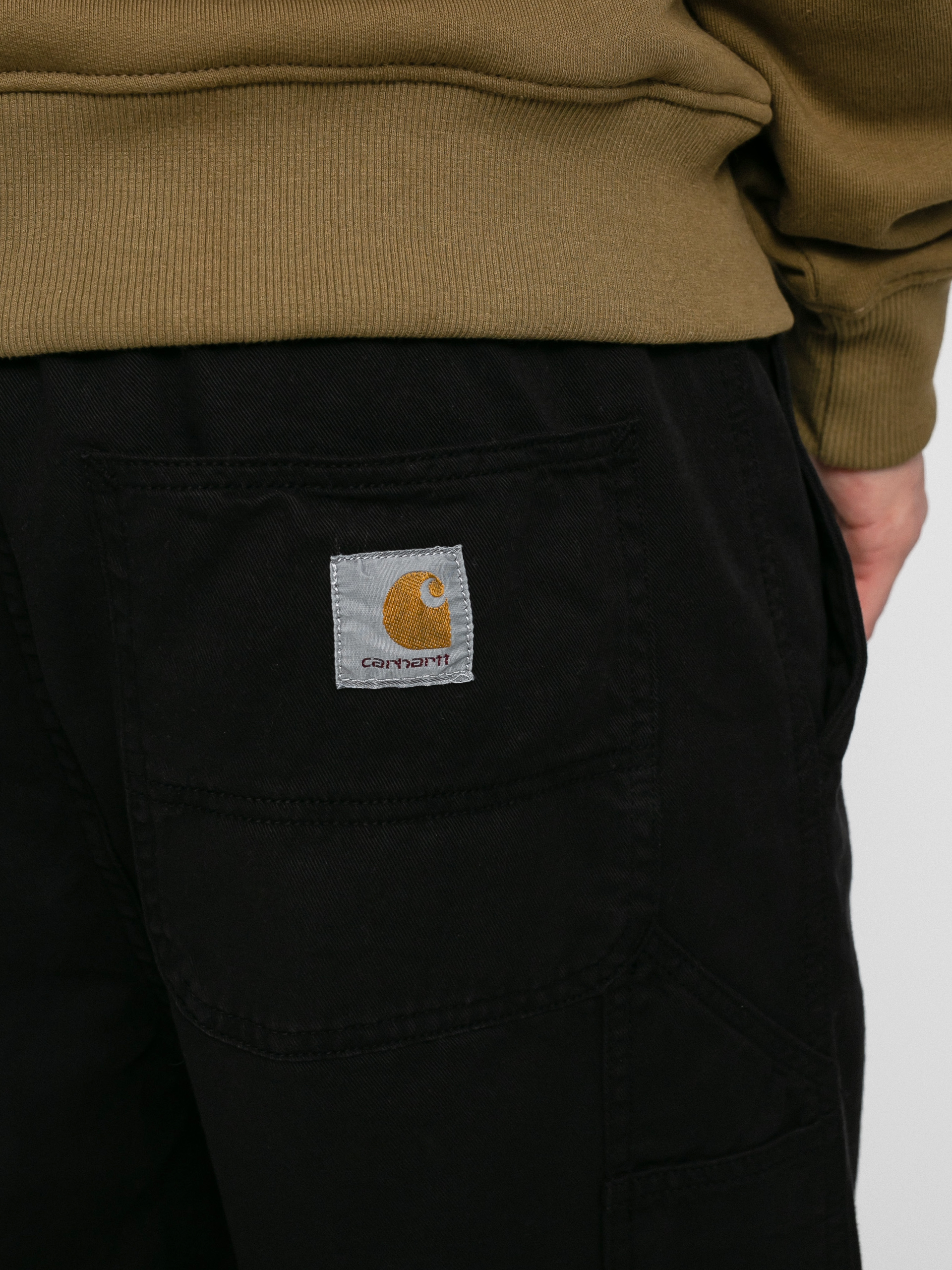 Carhartt WIP Flint Kisnadrág (black)