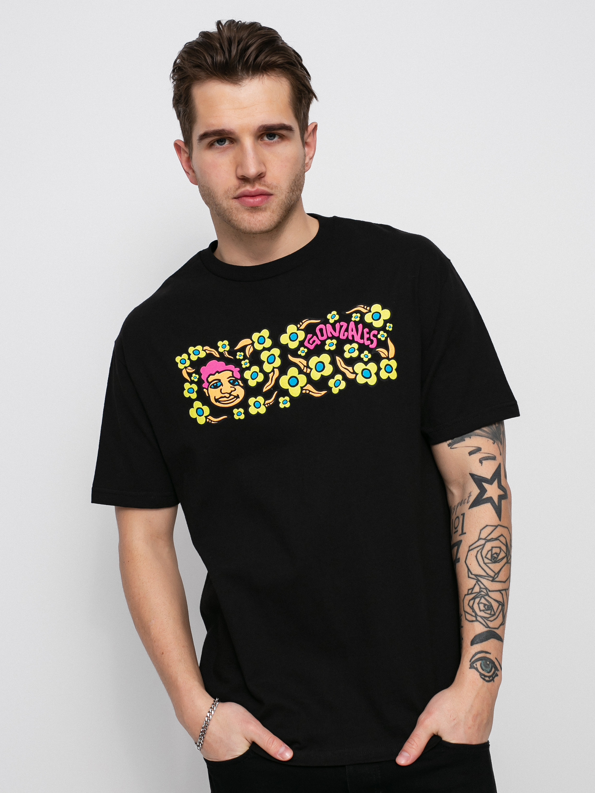 Krooked Blklght Swtpnts póló (black)