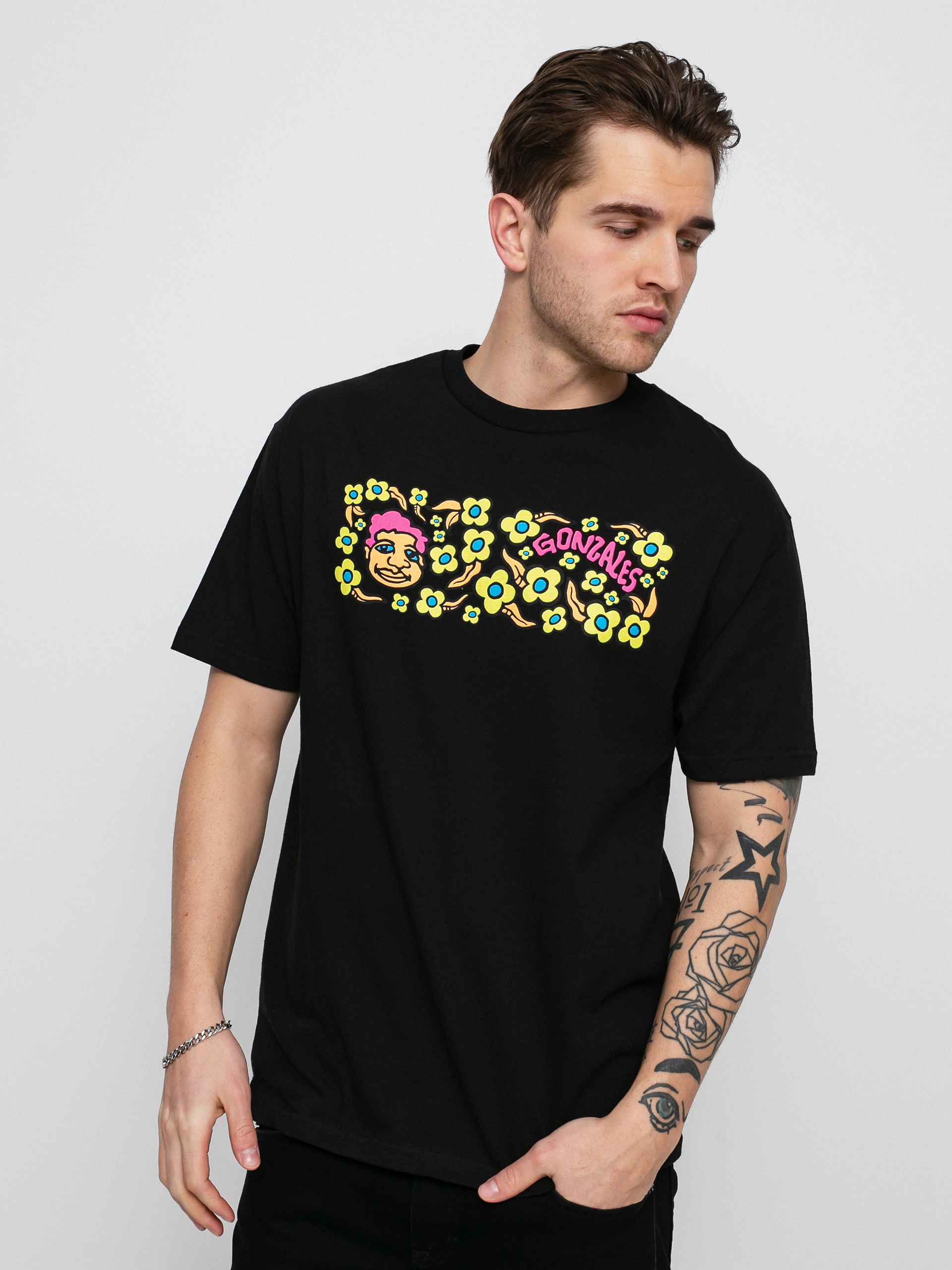 Krooked Blklght Swtpnts póló (black)