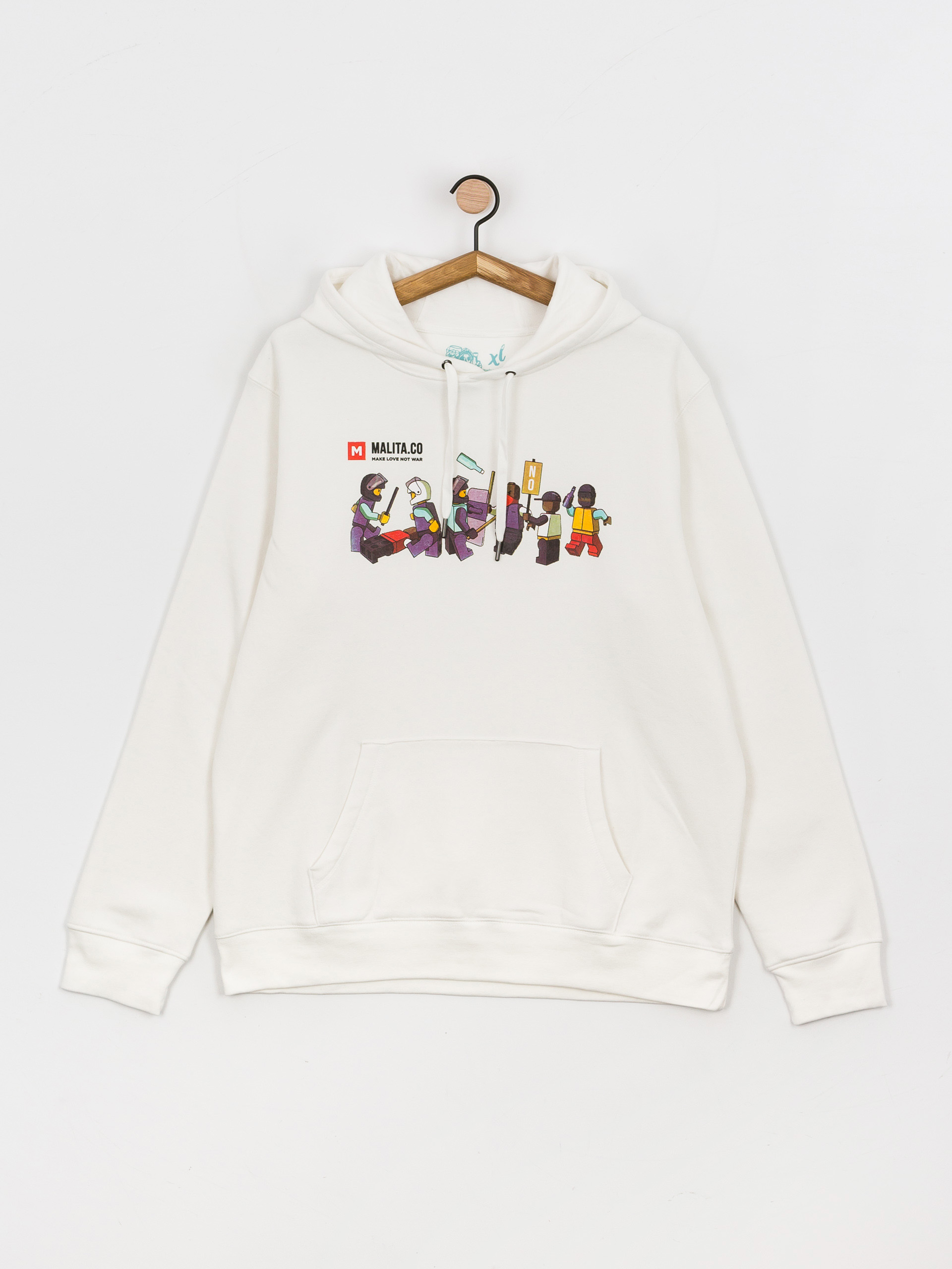 Malita Lego HD Kapucnis pulóver (white)