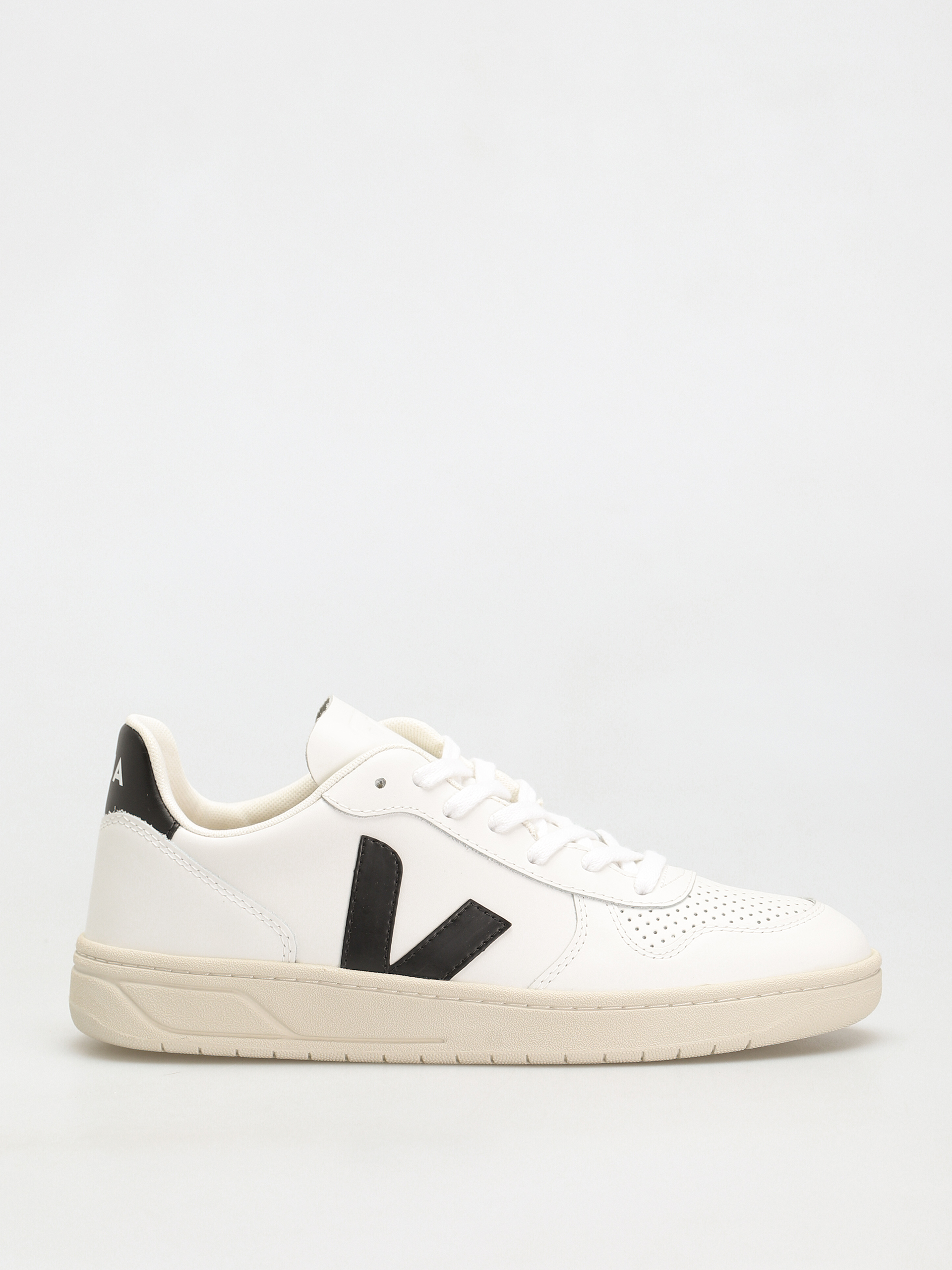 Veja V 10 Cipők (leather extra white black)
