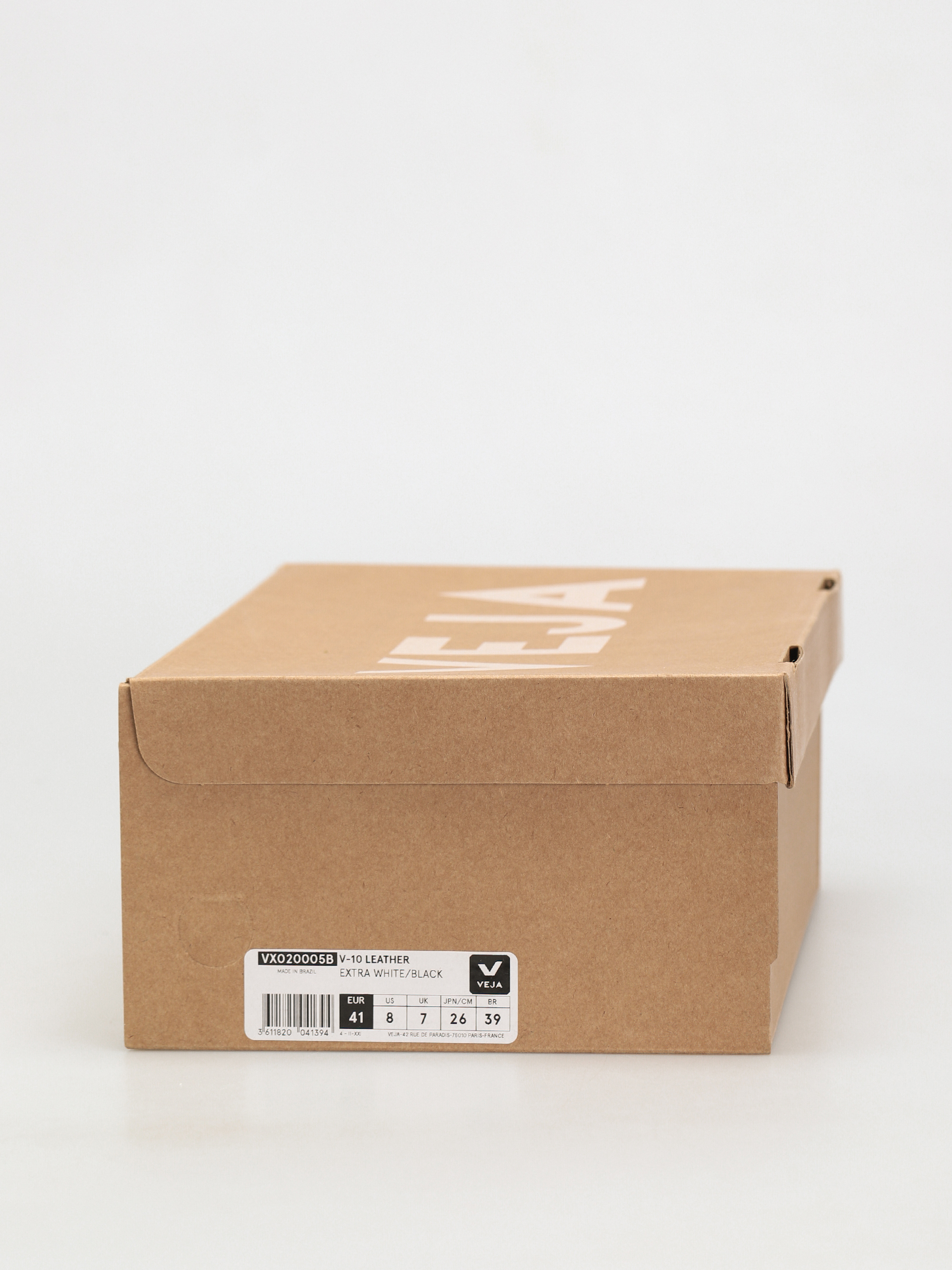 Veja V 10 Cipők (leather extra white black)