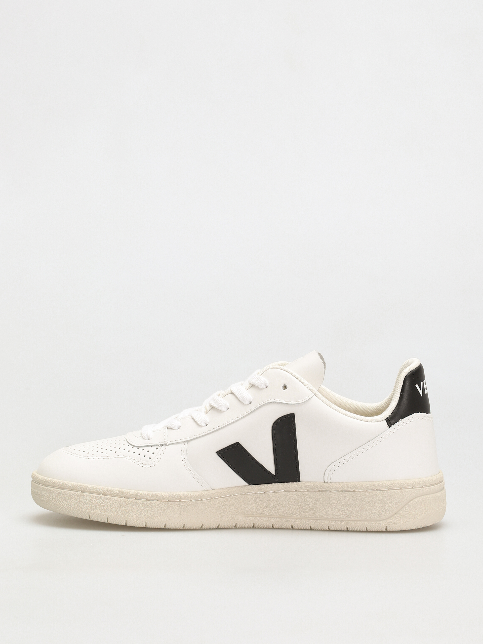 Veja V 10 Cipők (leather extra white black)