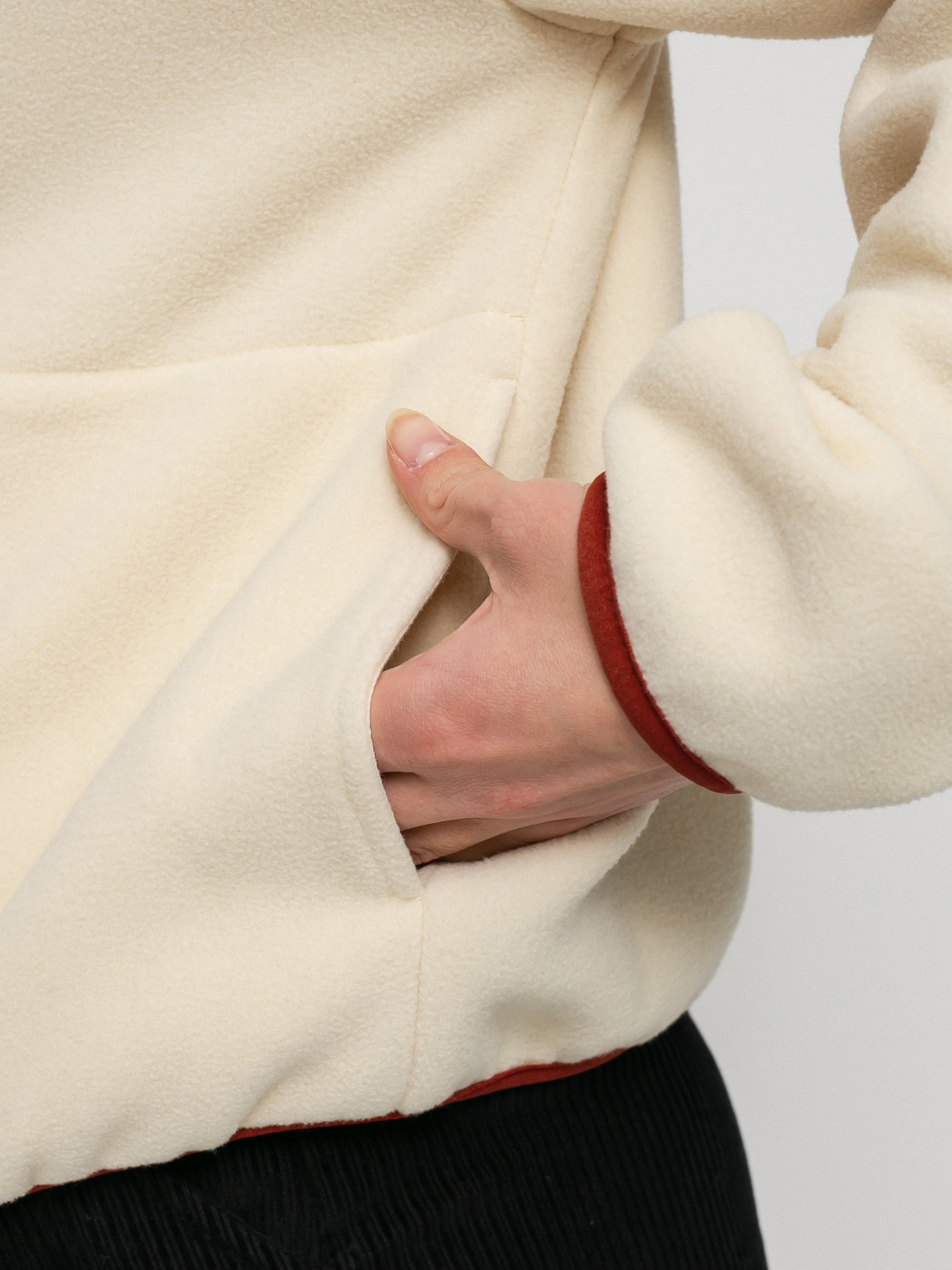 Női RVCA Downside Zip Pulóver (birch)