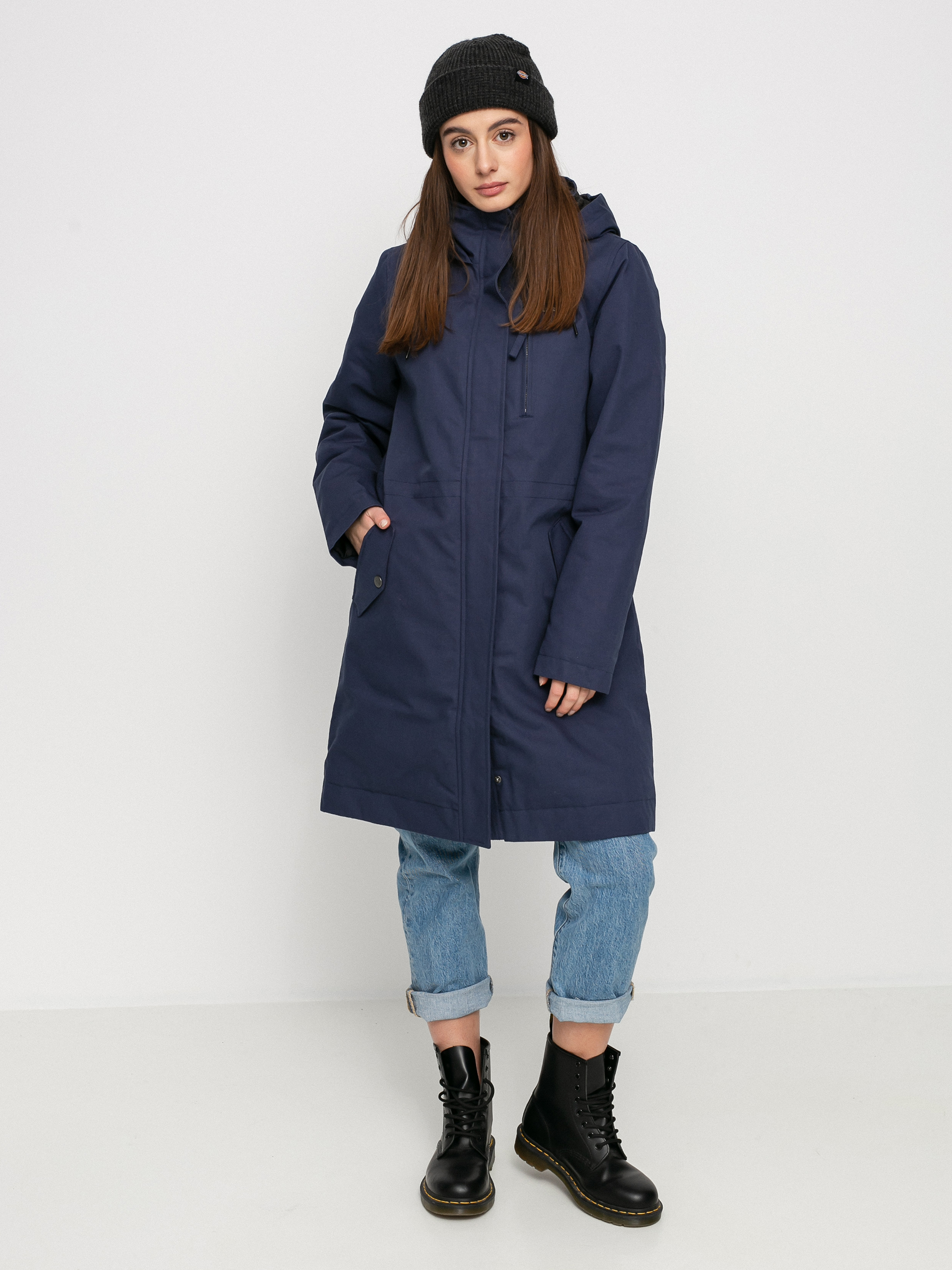 RVCA Green Valley Parka Dzseki Wmn (moody blue)