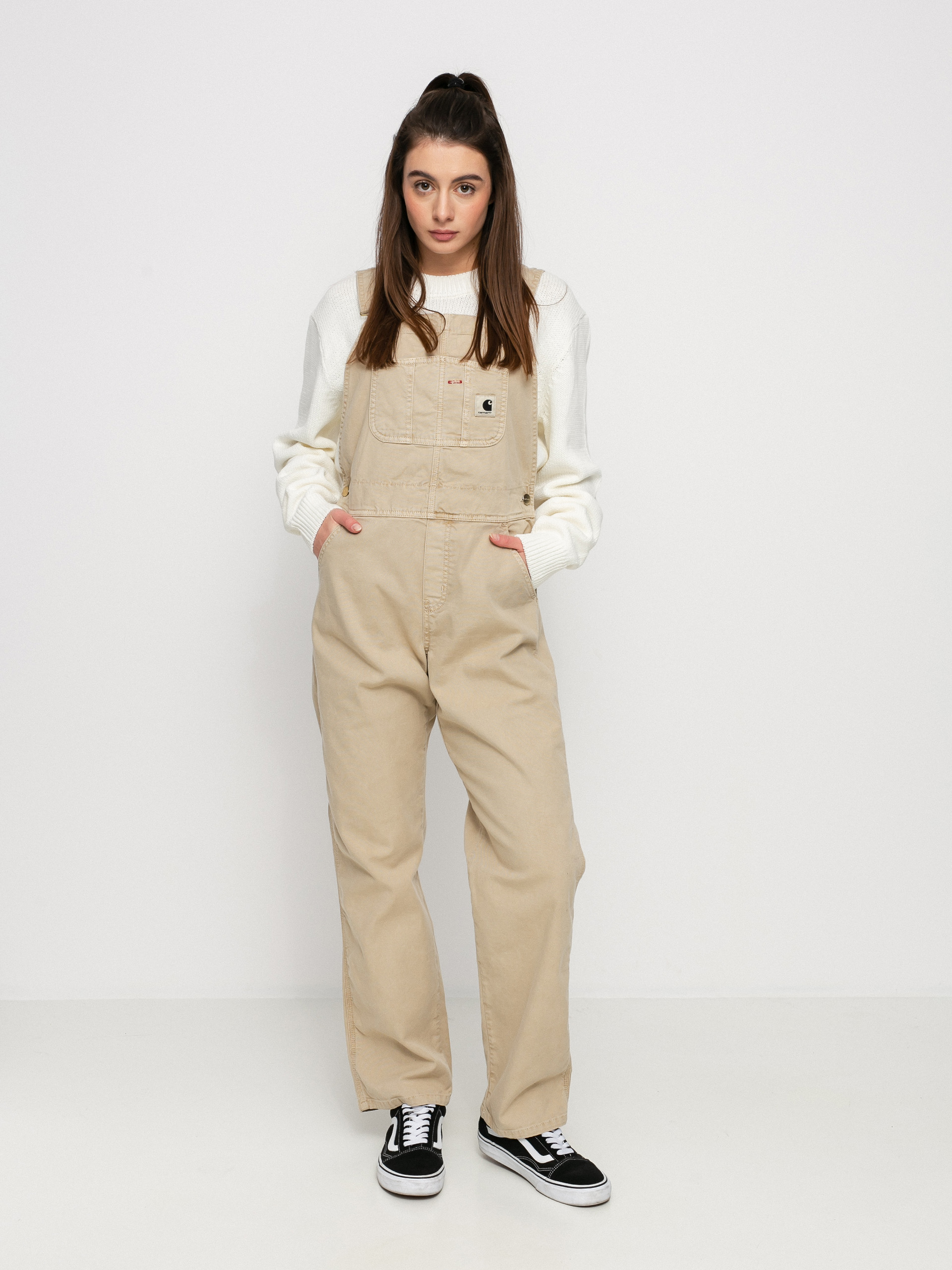 Carhartt WIP Bib Overall Kisnadrág Wmn (dusty h brown)