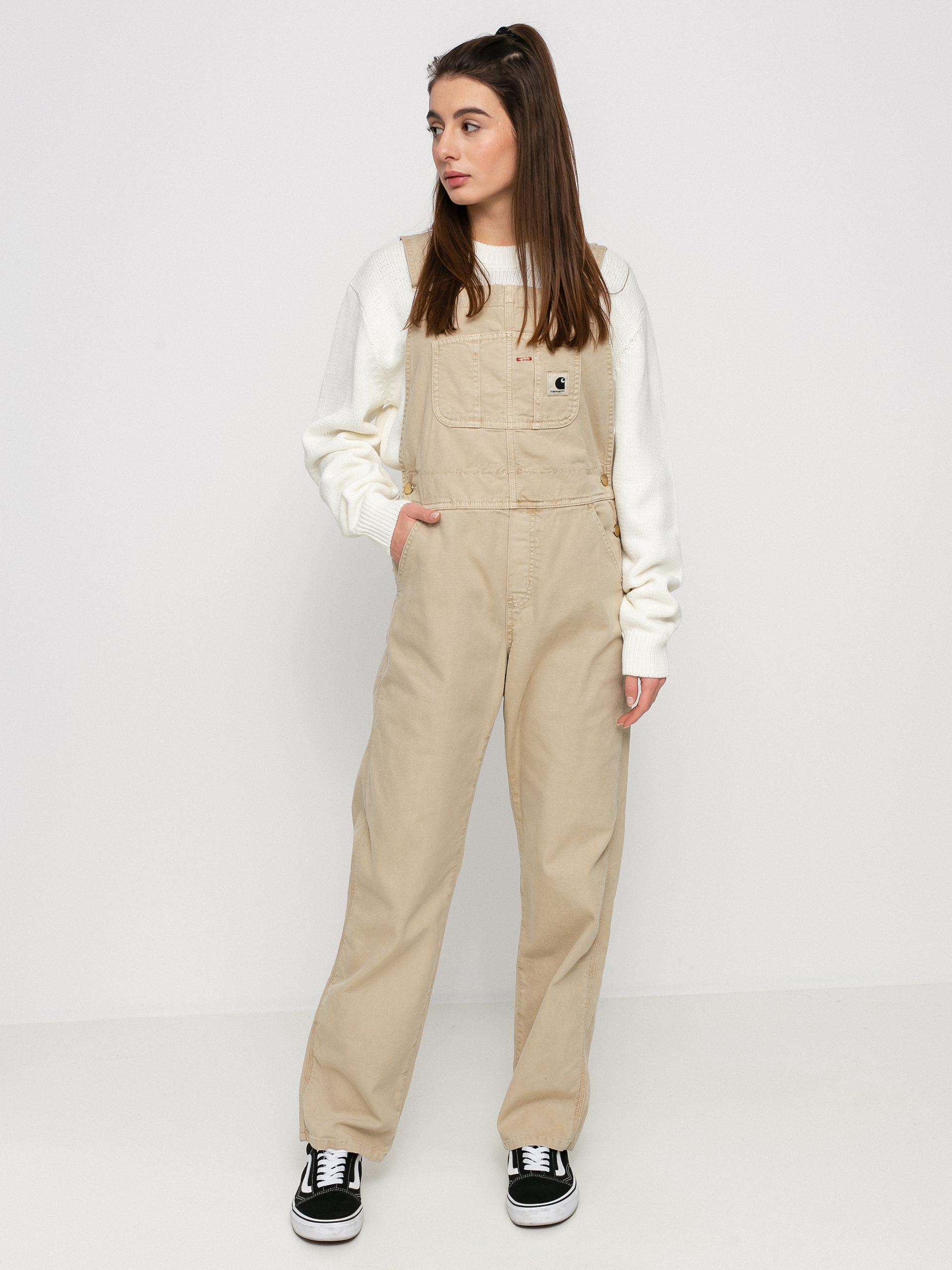 Carhartt WIP Bib Overall Kisnadrág Wmn (dusty h brown)