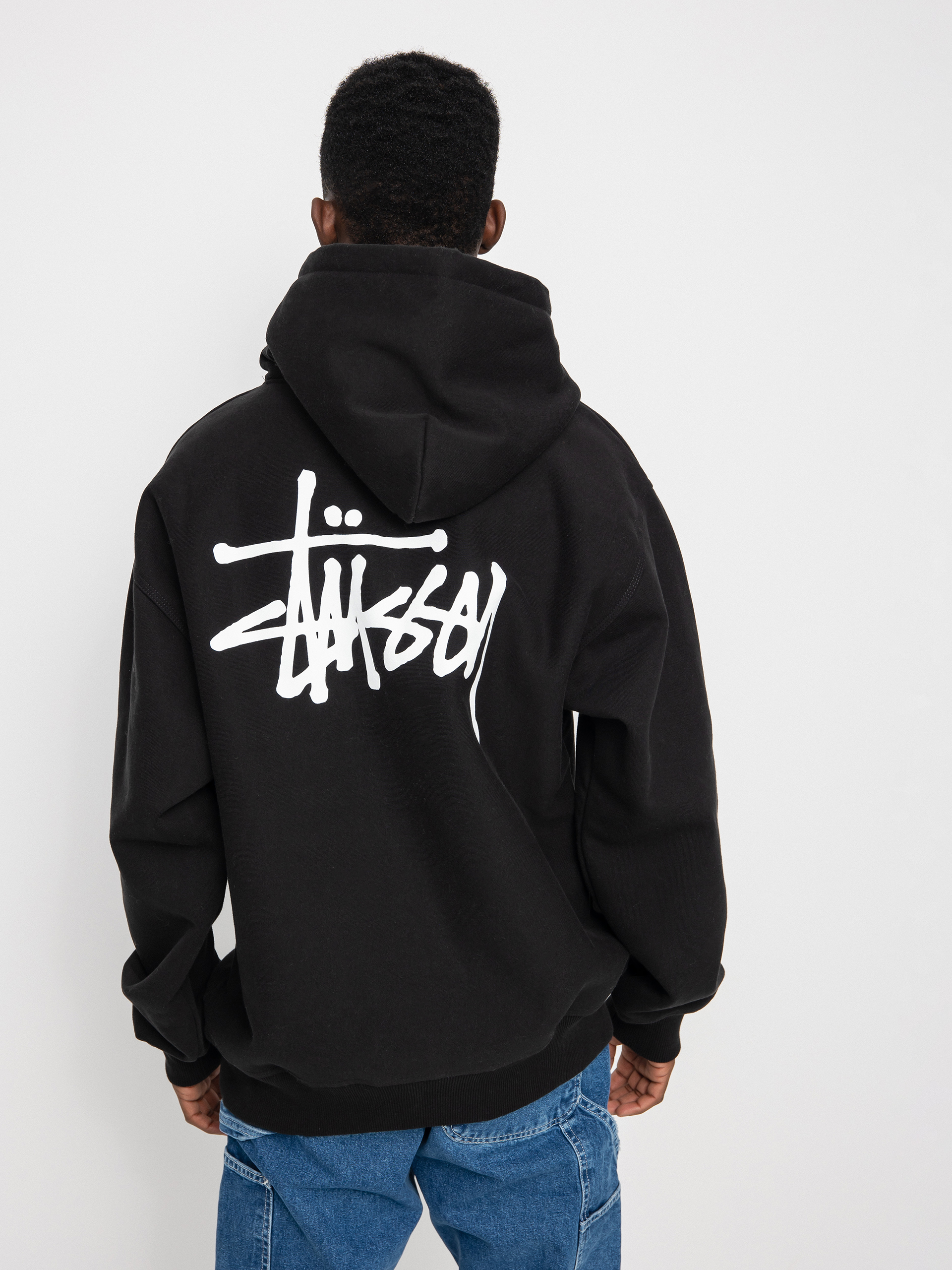 Stussy Basic HD Kapucnis pulóver (black)