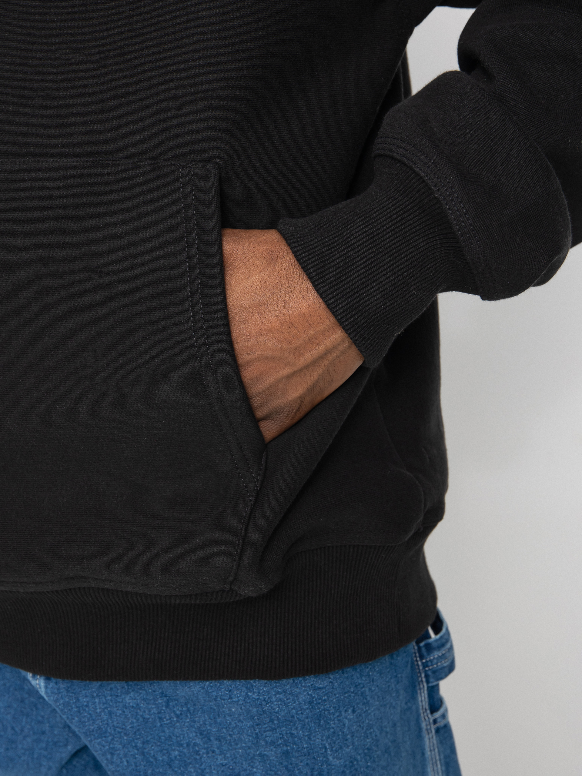 Stussy Basic HD Kapucnis pulóver (black)