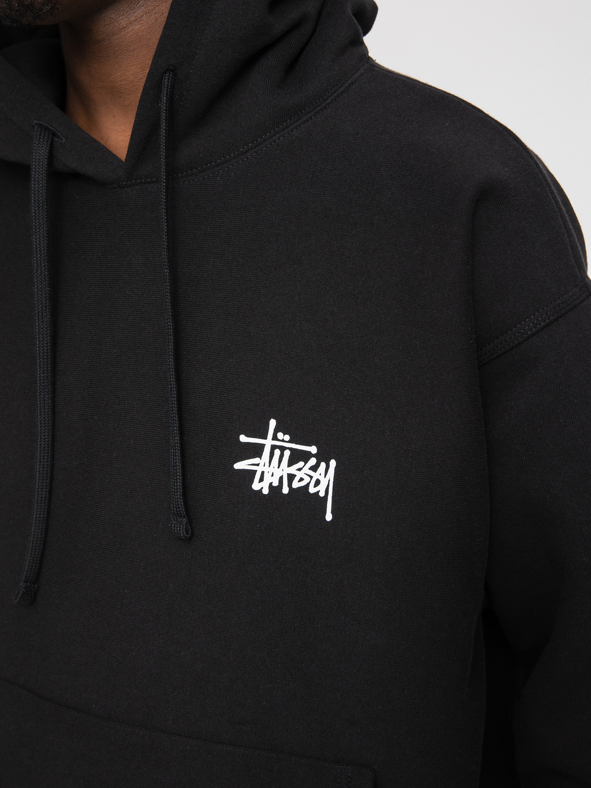 Stussy Basic HD Kapucnis pulóver (black)