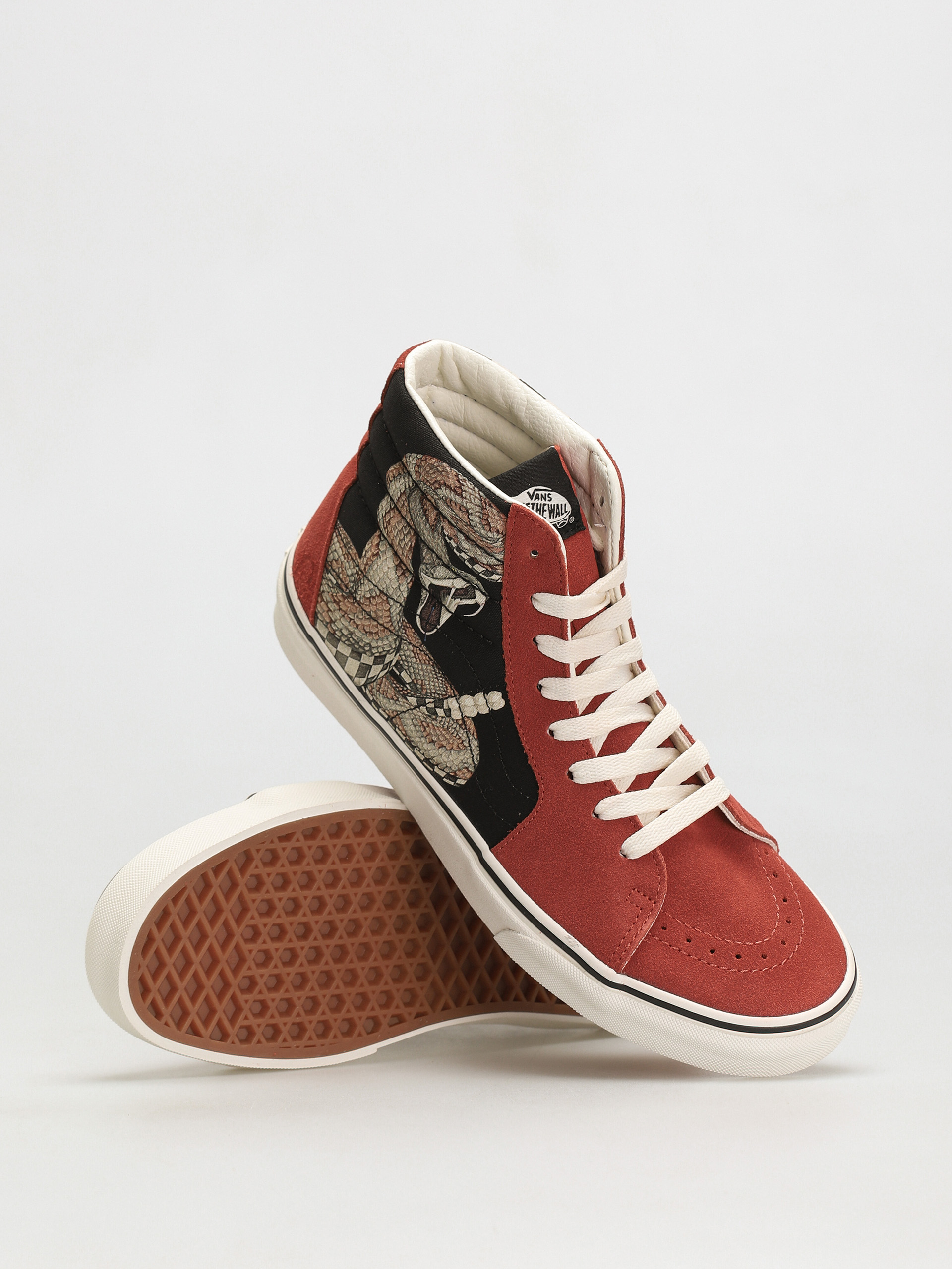 Vans Sk8 Hi Cipők (desert/snake/chili oil)