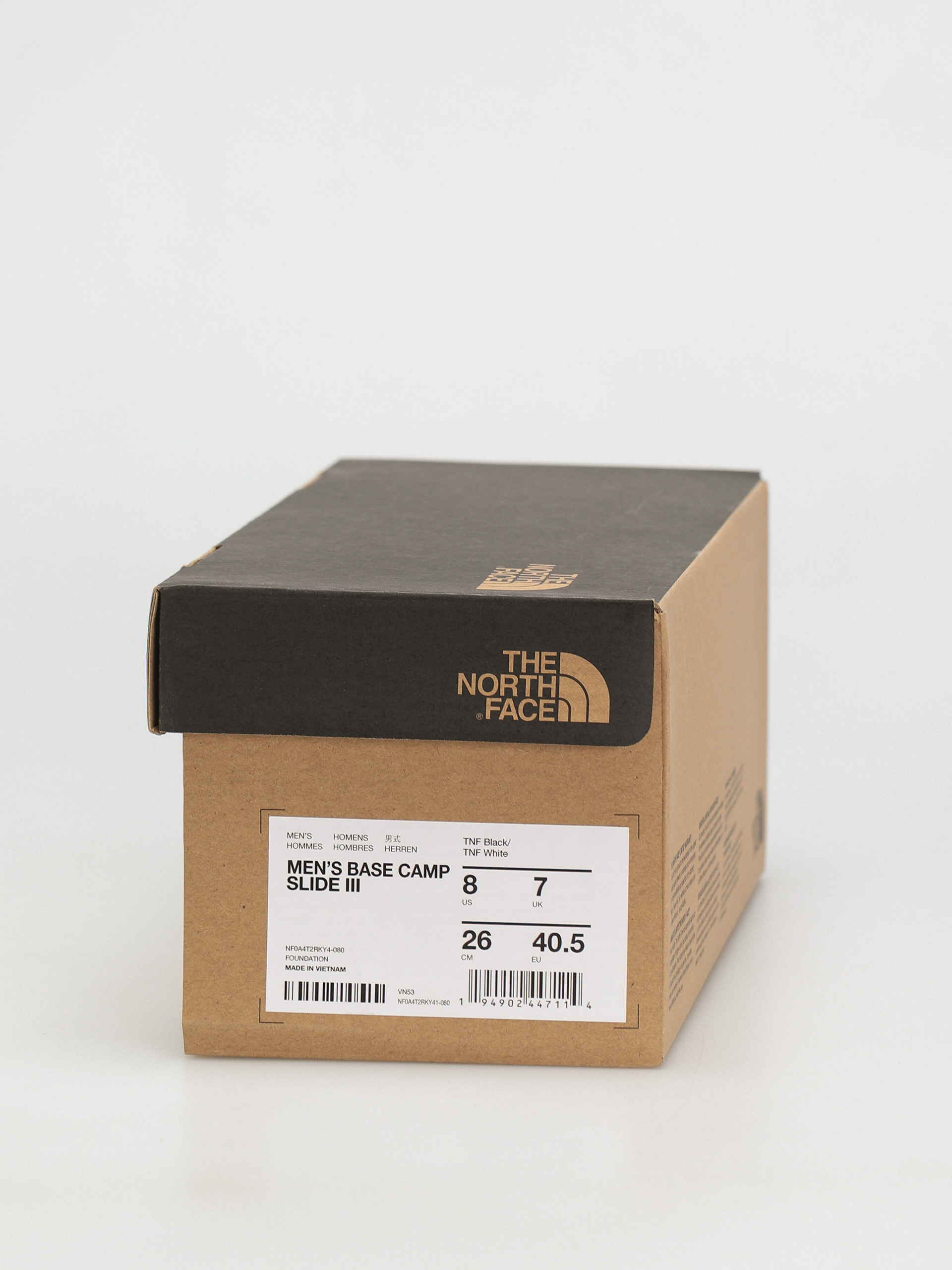 The North Face Base Camp Slide III Flip-flop papucsok (tnf black/tnf white)