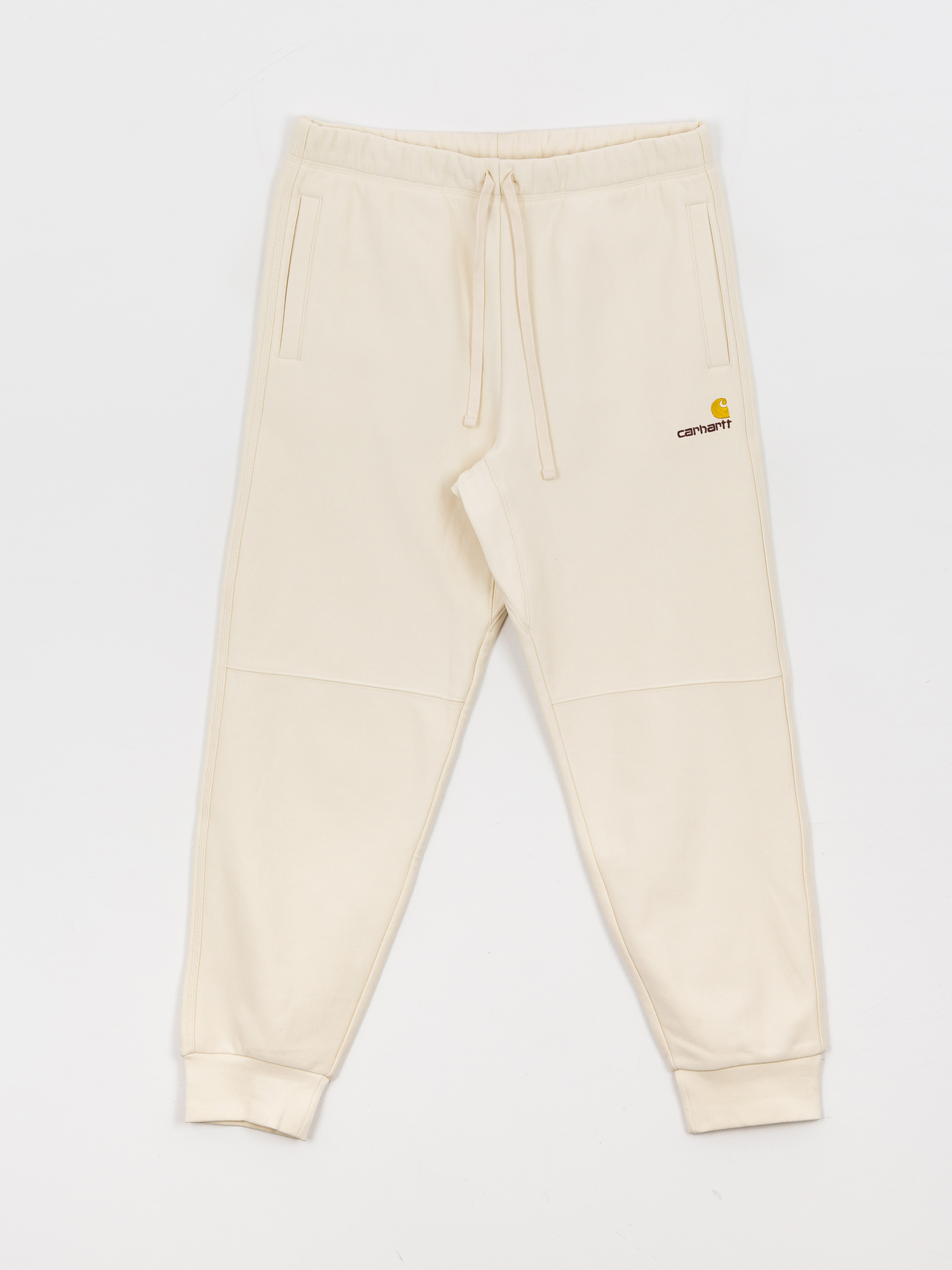 Carhartt WIP American Script Jogging Kisnadrág (natural)