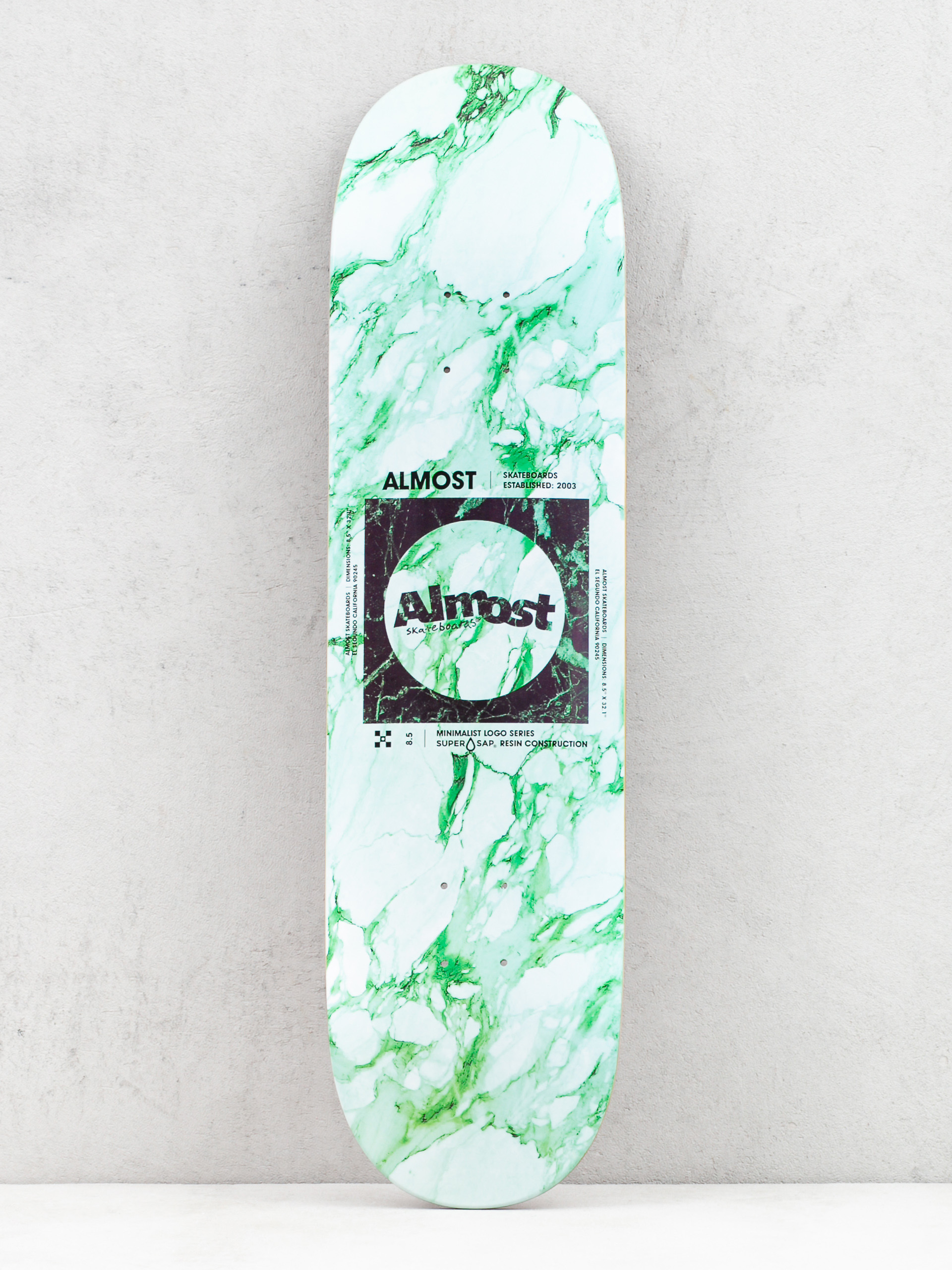 Almost Minimal Marble Super Sap R7 Gördeszka lap (light green)