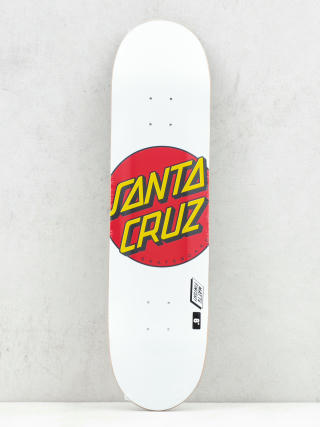 Santa Cruz Classic Dot Gördeszka lap (white/red)