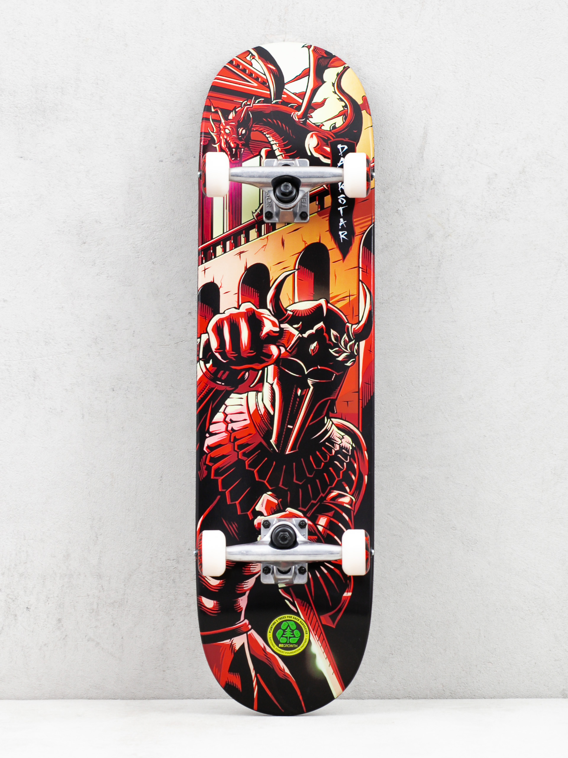 Darkstar Inception Dragon Fp Komplett gördeszka (red)