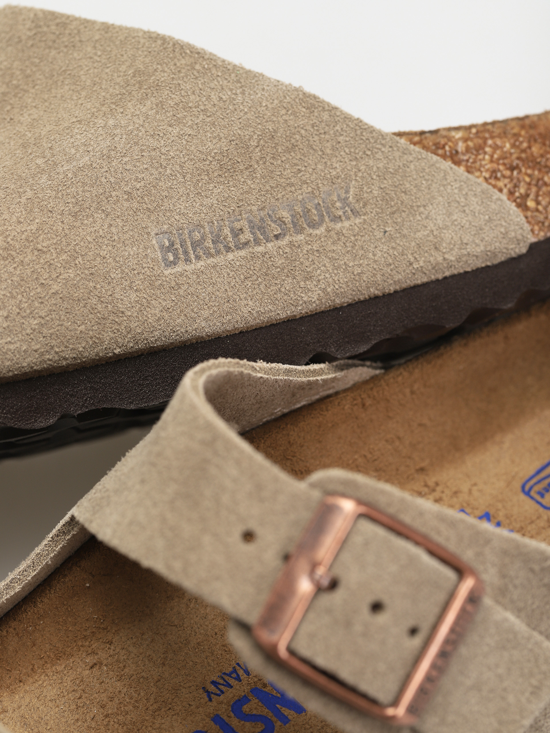 Birkenstock Arizona Sfb Narrow Flip-flop papucsok Wmn (taupe suede leather)