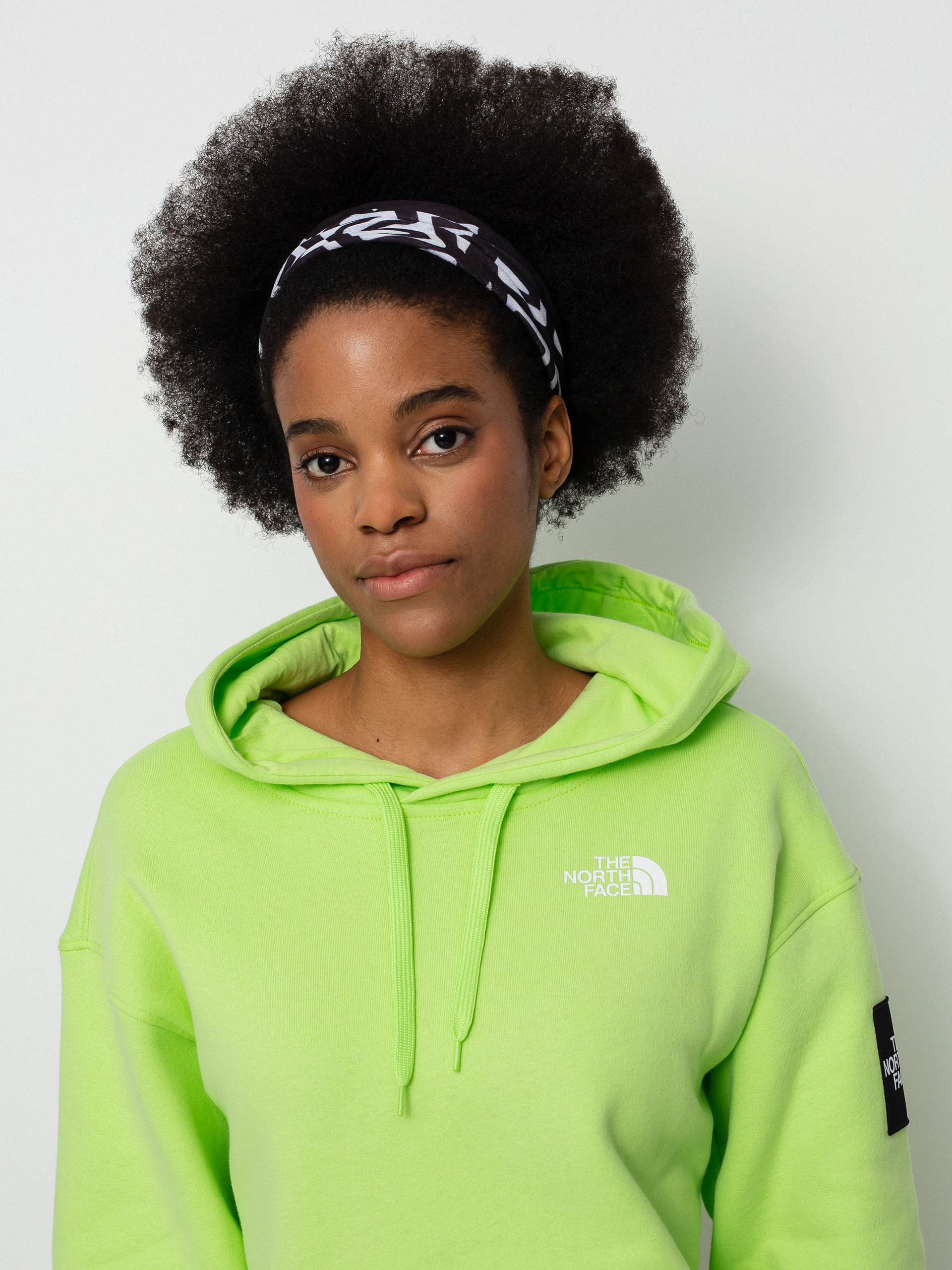 The North Face Galahm Graphic HD Kapucnis pulóver Wmn (sharp green)