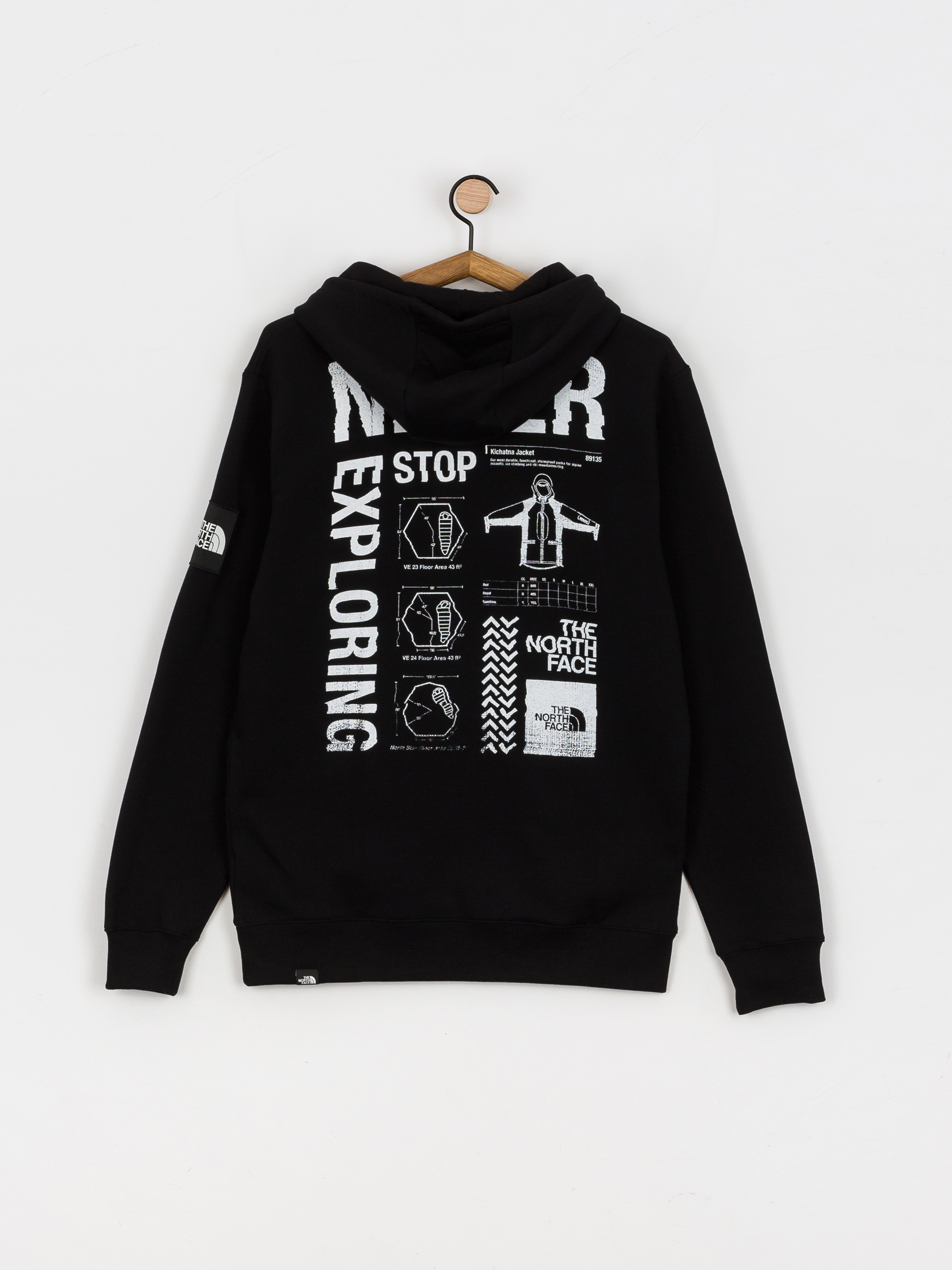 The North Face Galahm Graphic HD Kapucnis pulóver (tnf black)