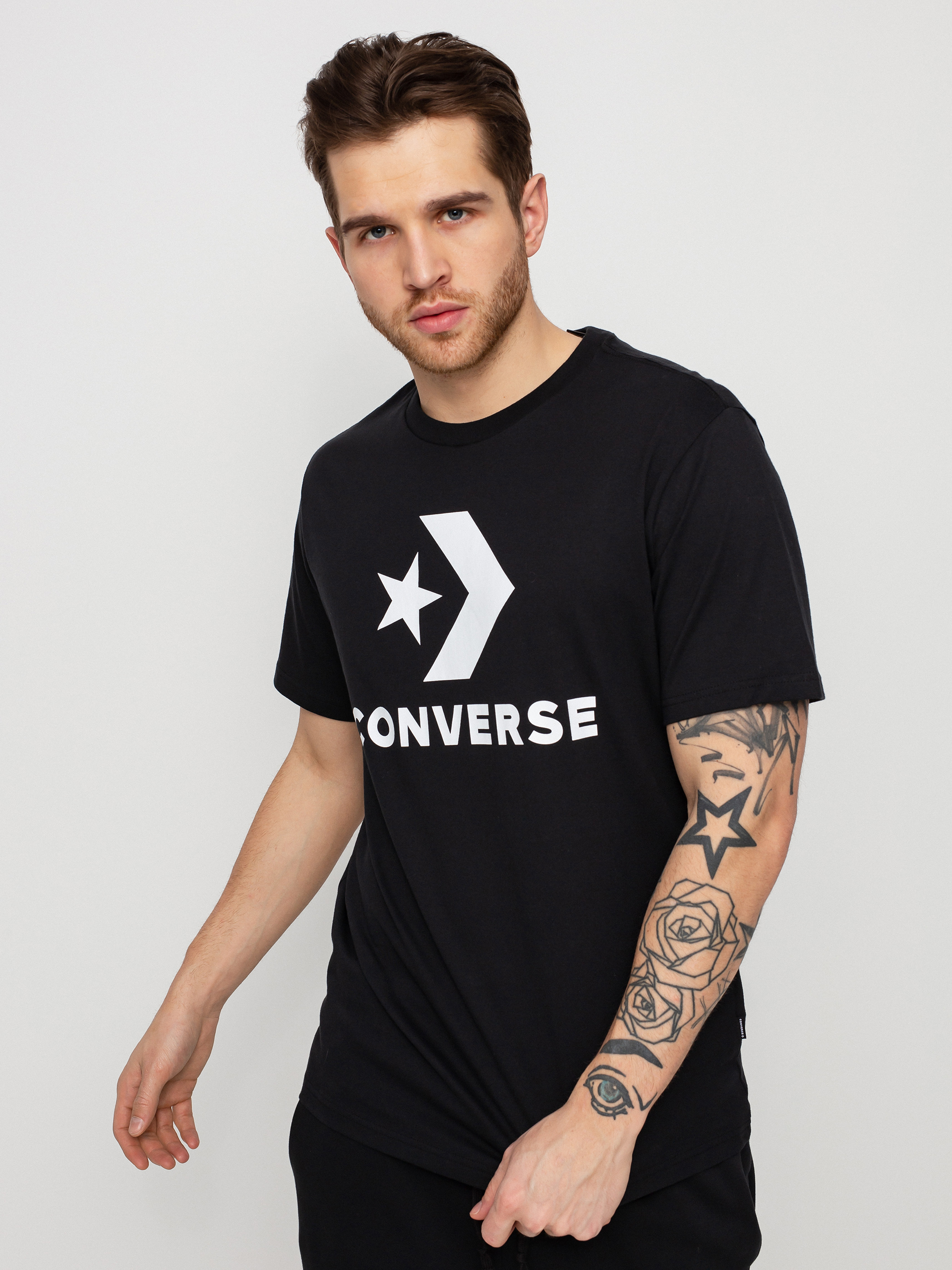 Converse Embroidered Star Chevron Póló (black)