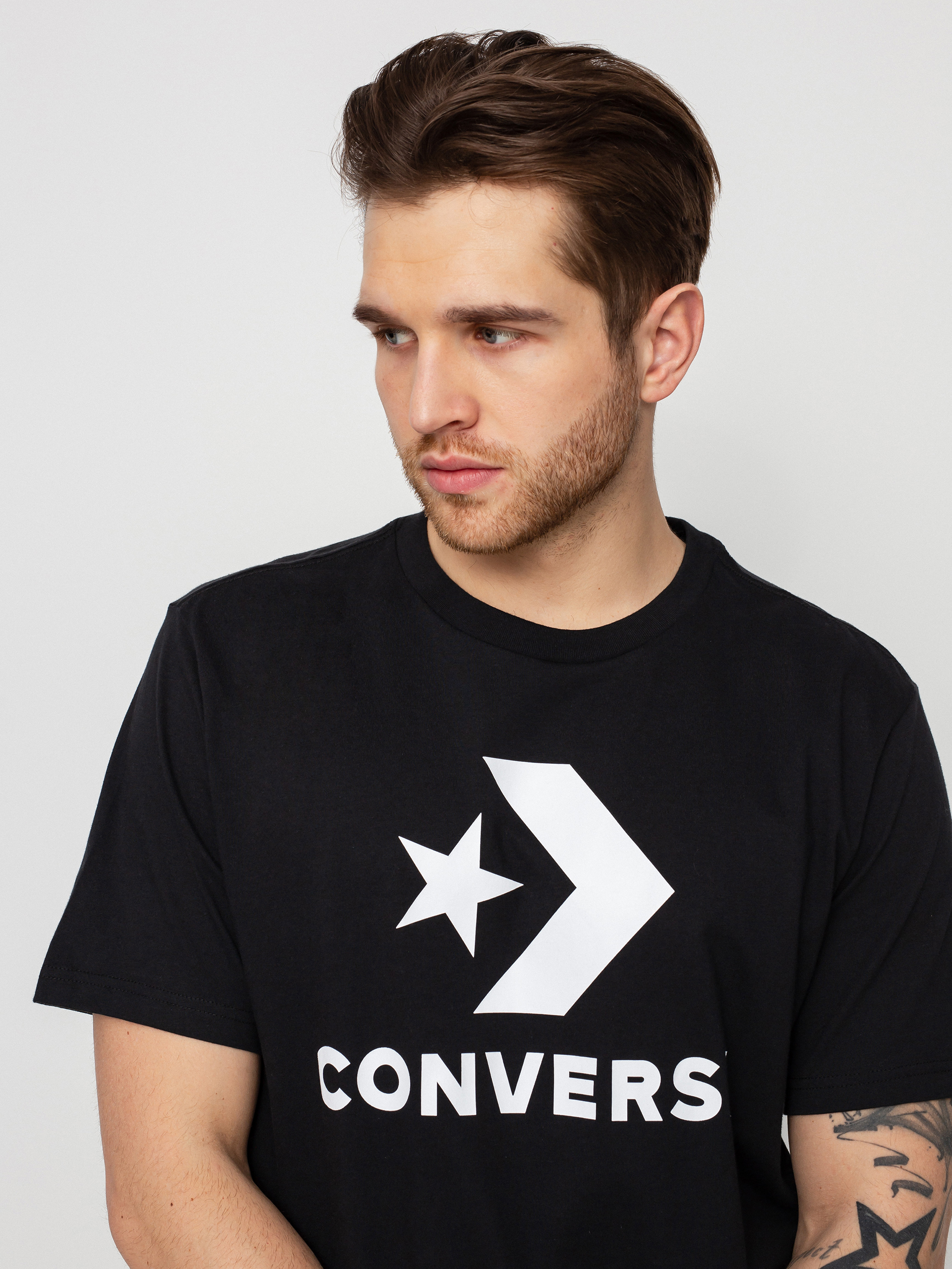 Converse Embroidered Star Chevron Póló (black)