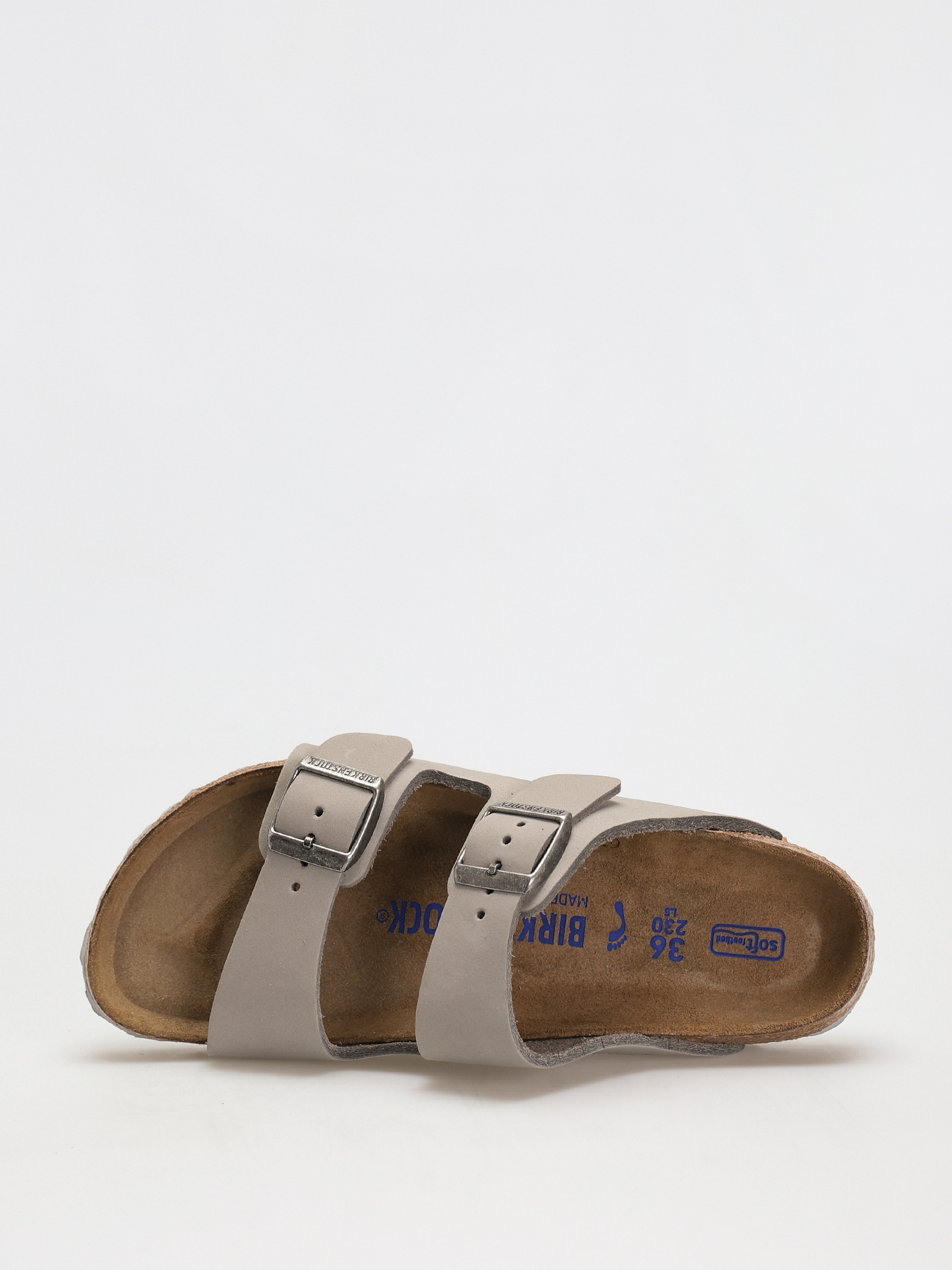 Birkenstock Arizona Sfb Narrow Flip-flop papucsok Wmn (dove gray nubuk leather)