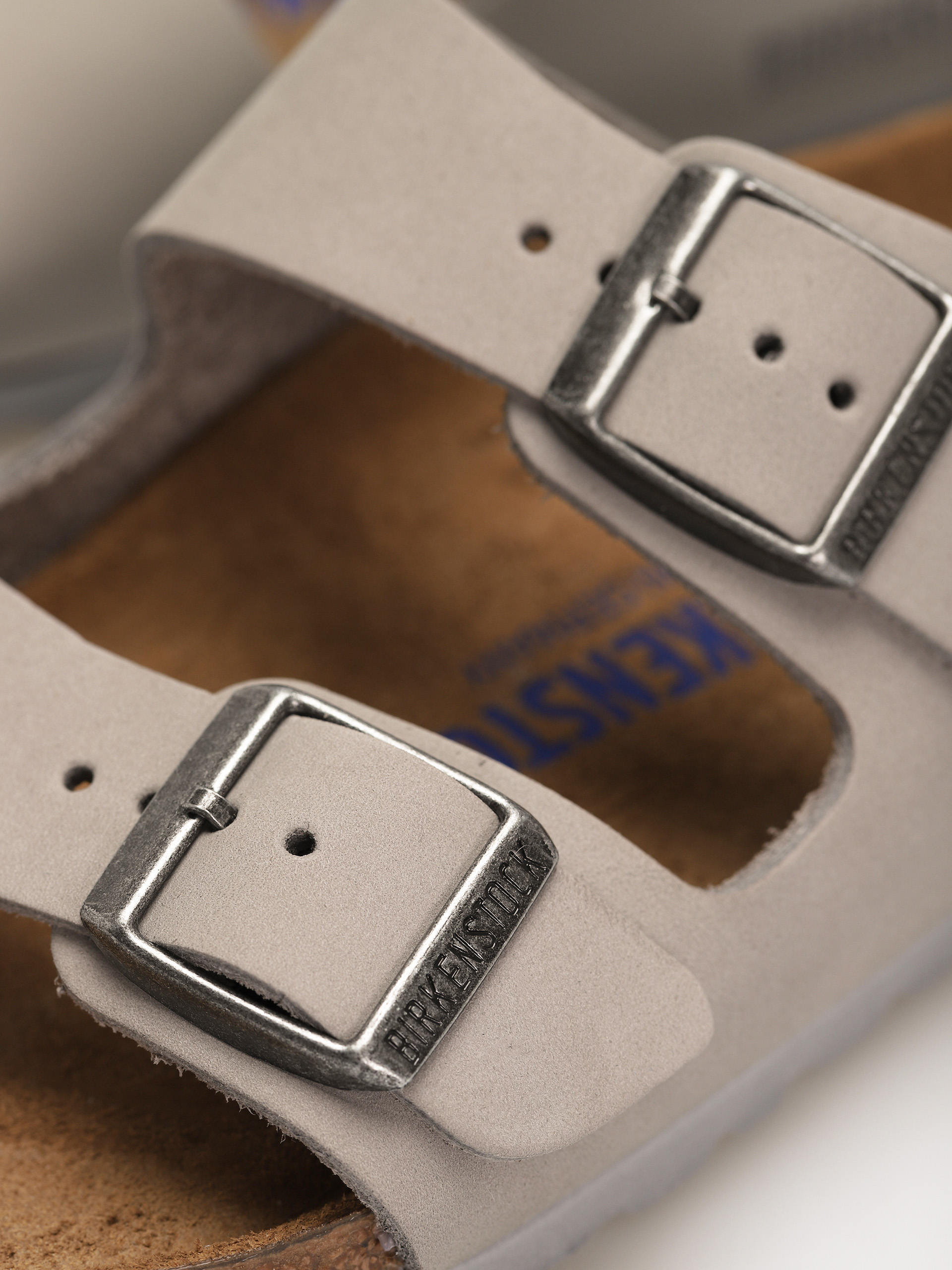 Birkenstock Arizona Sfb Narrow Flip-flop papucsok Wmn (dove gray nubuk leather)