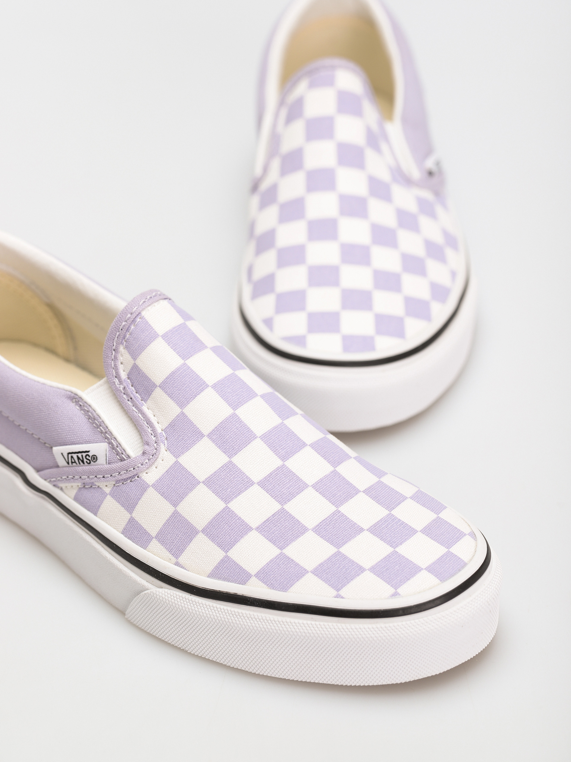 Vans Classic Slip On Cipők (checkerboard/languid lavender/true white)