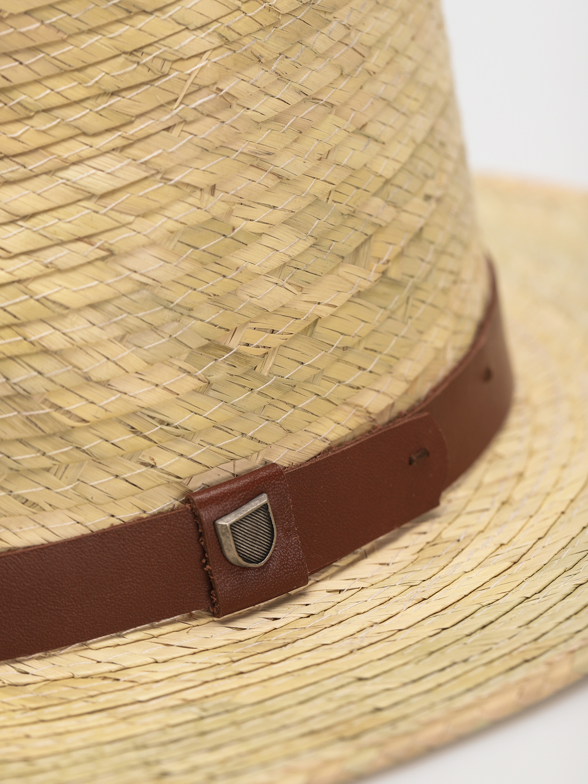 Brixton Messer Straw Fedora Kalap (natural)