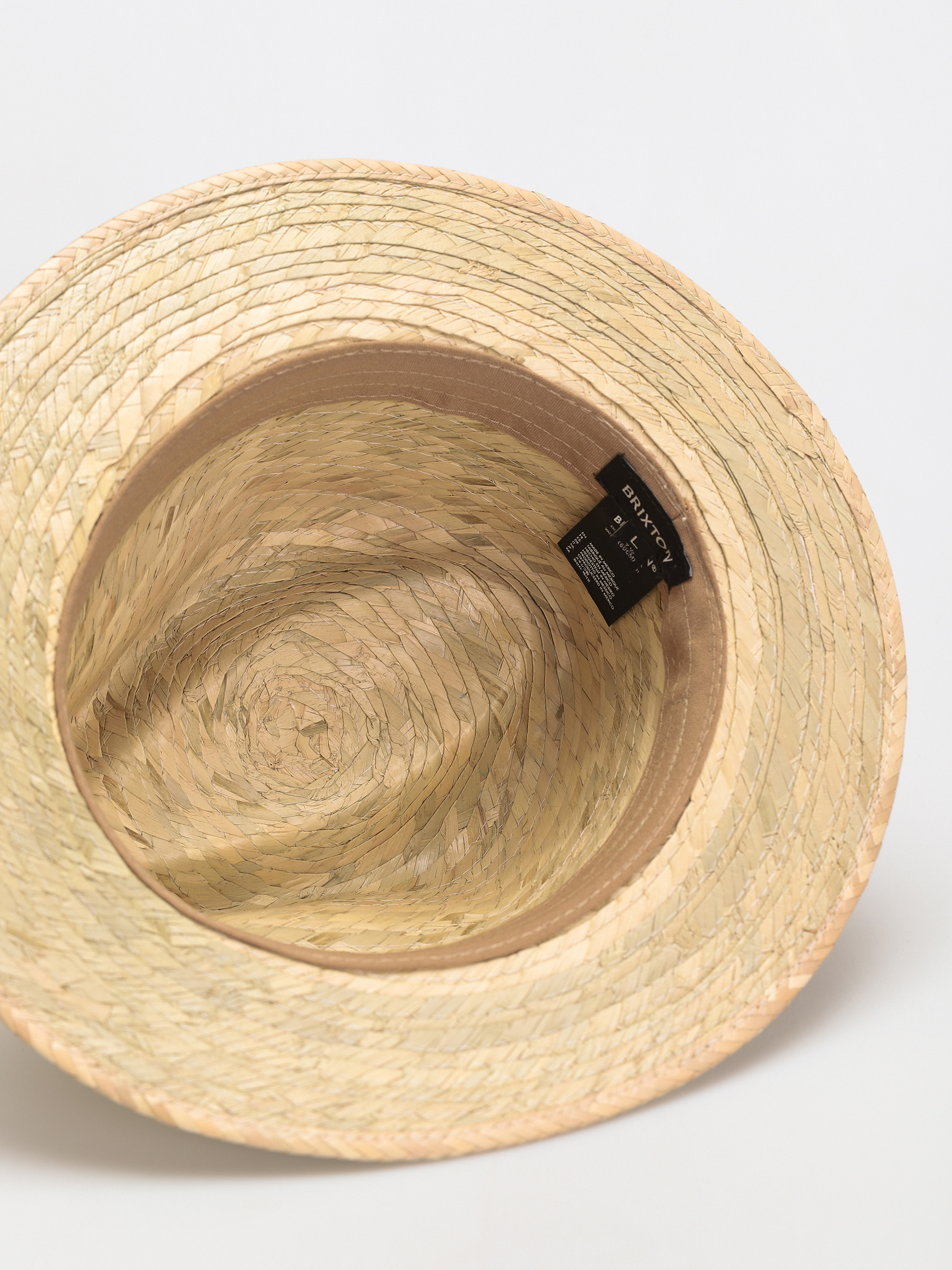 Brixton Messer Straw Fedora Kalap (natural)