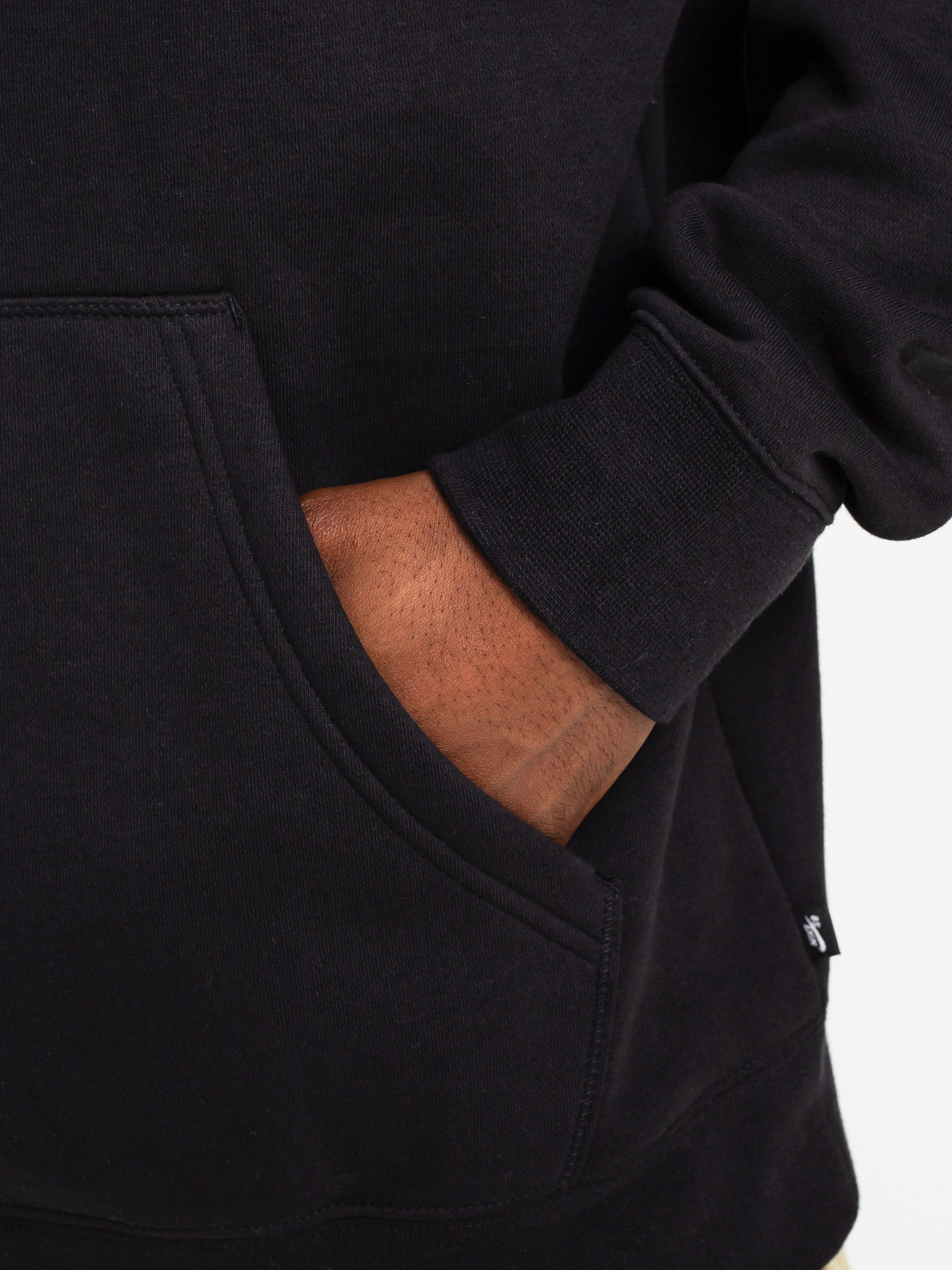 Nike SB GFX HD Kapucnis pulóver (black/dark sulfur/white)