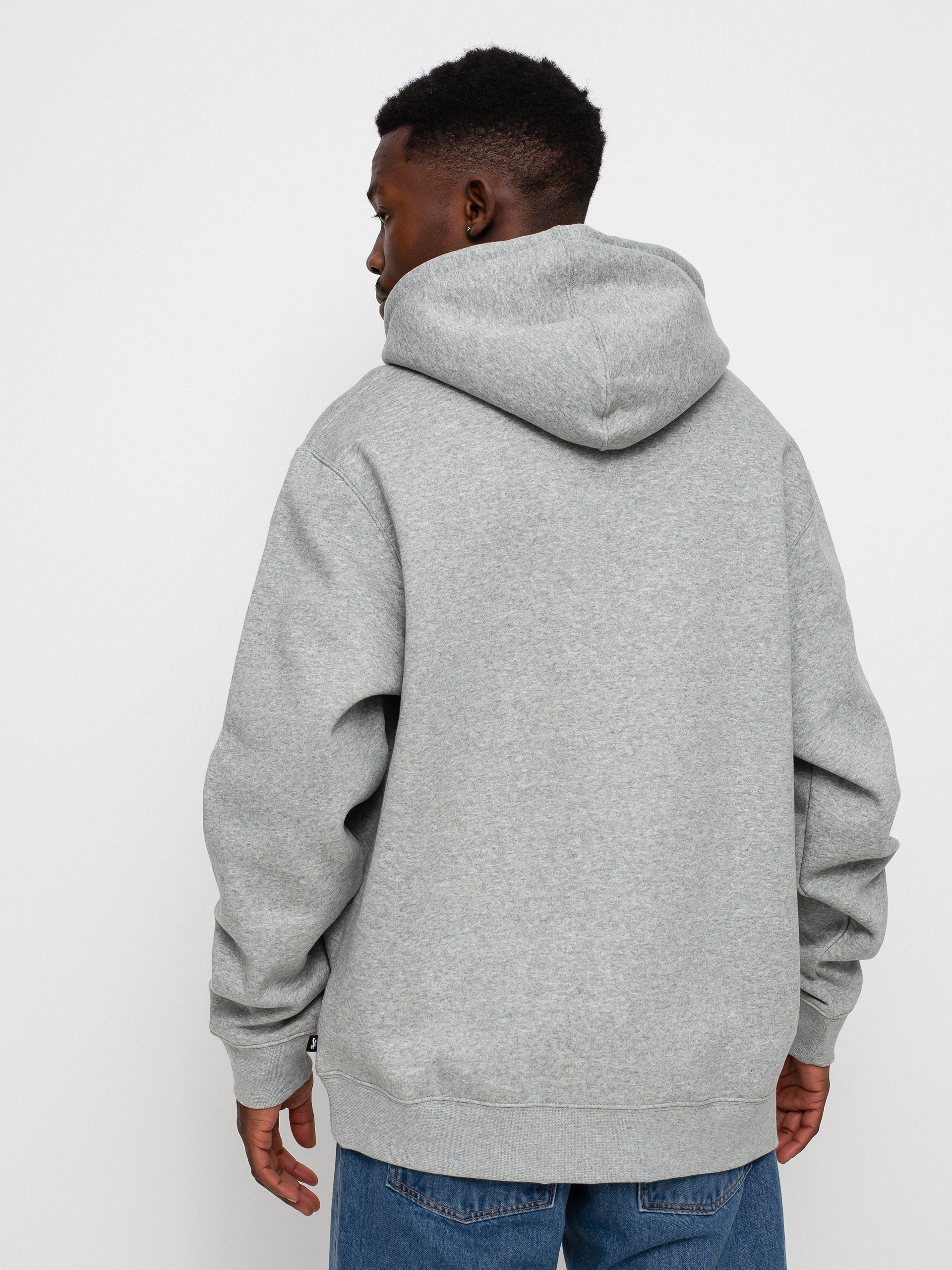 Nike SB GFX HD Kapucnis pulóver (dk grey heather/deep royal blue/white)