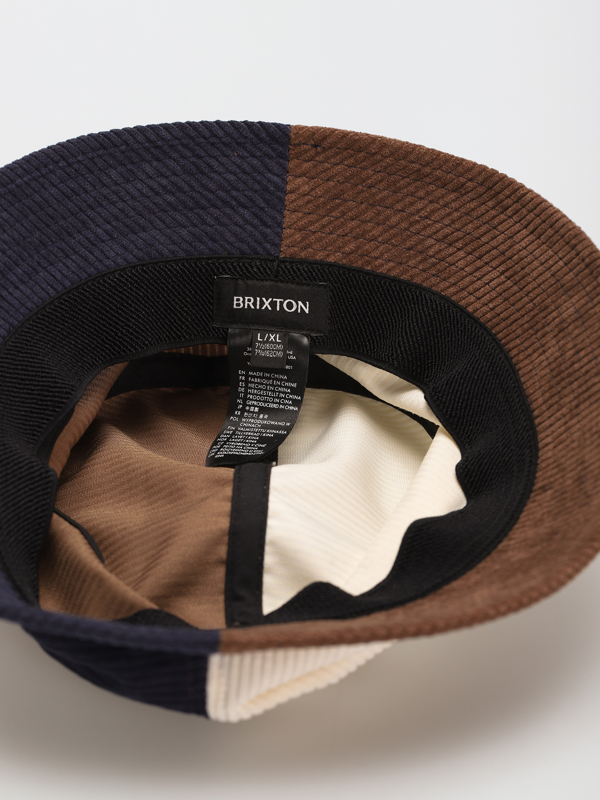 Brixton Gramercy Packable Bucket Hat Kalap (navy/hide)
