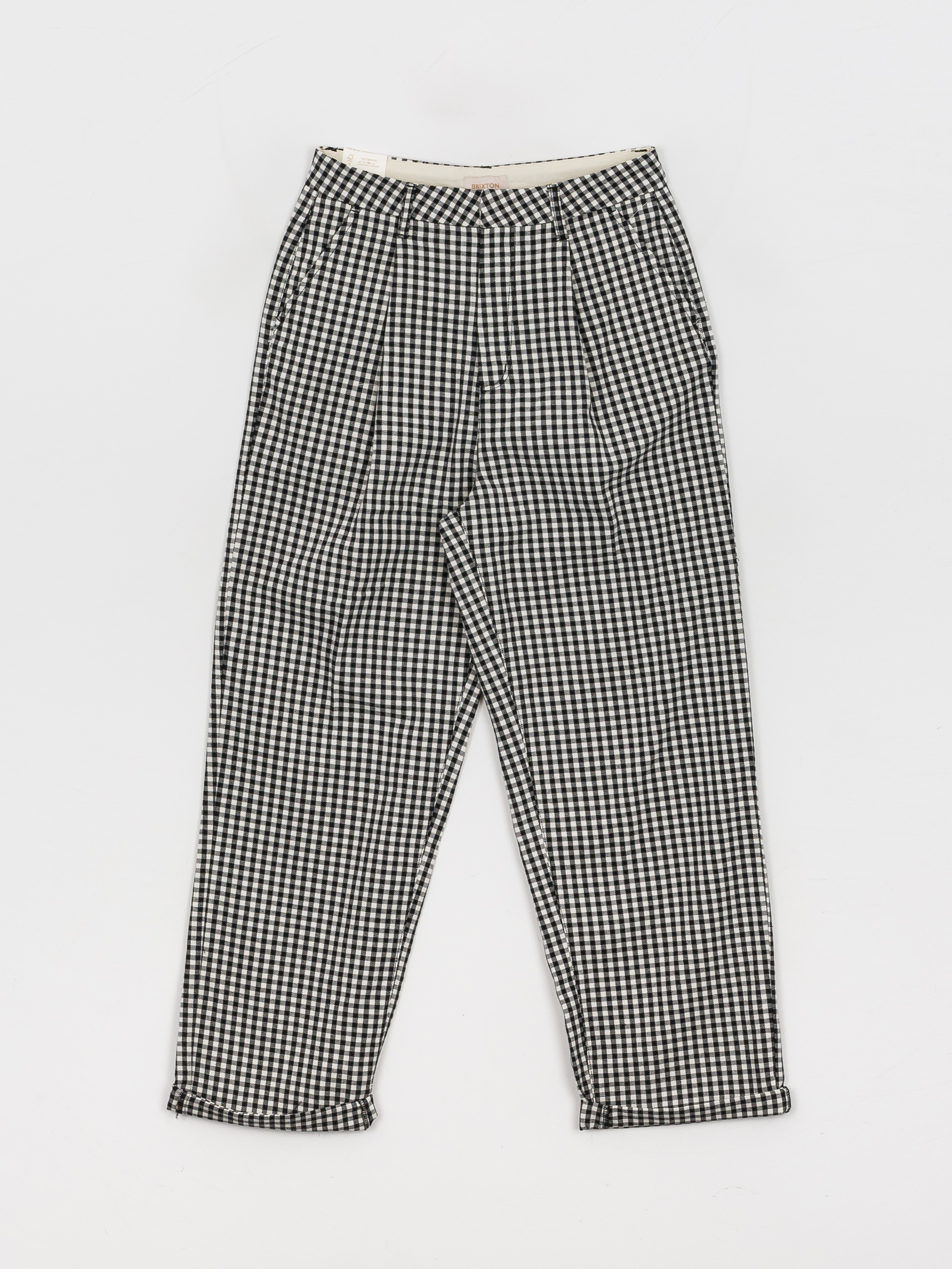 Brixton Victory Trouser Kisnadrág Wmn (black gingham)